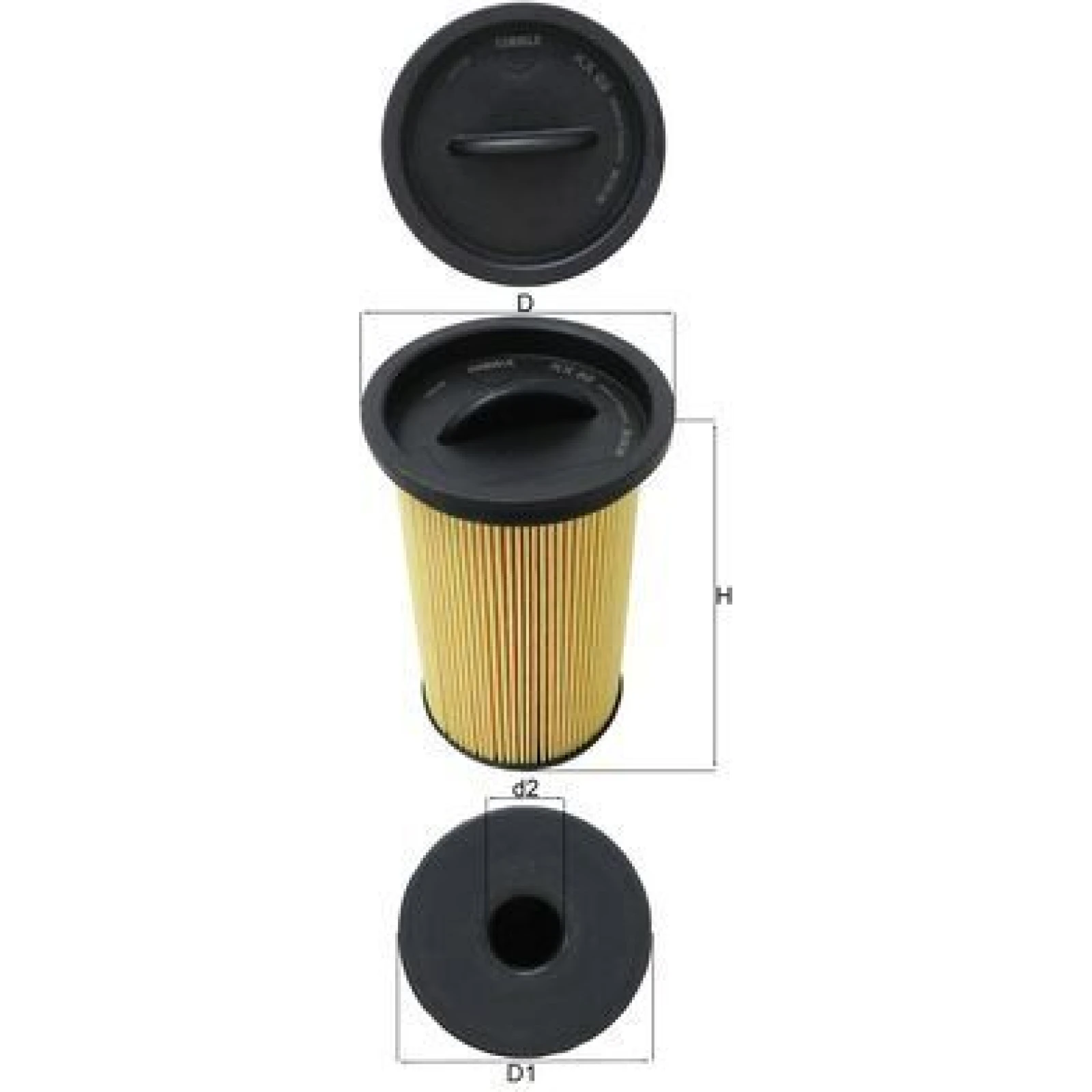 MAHLE Kraftstofffilter KX 69