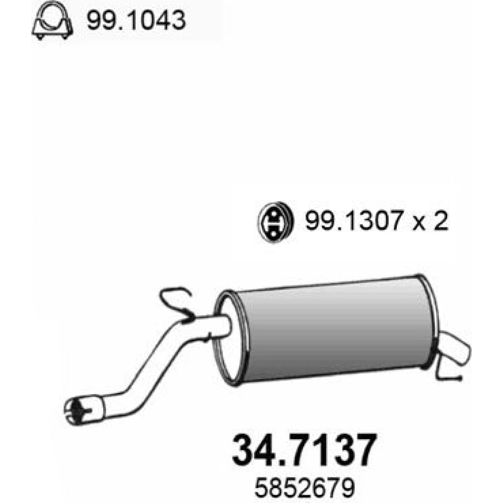Endschalldämpfer 34.7137
