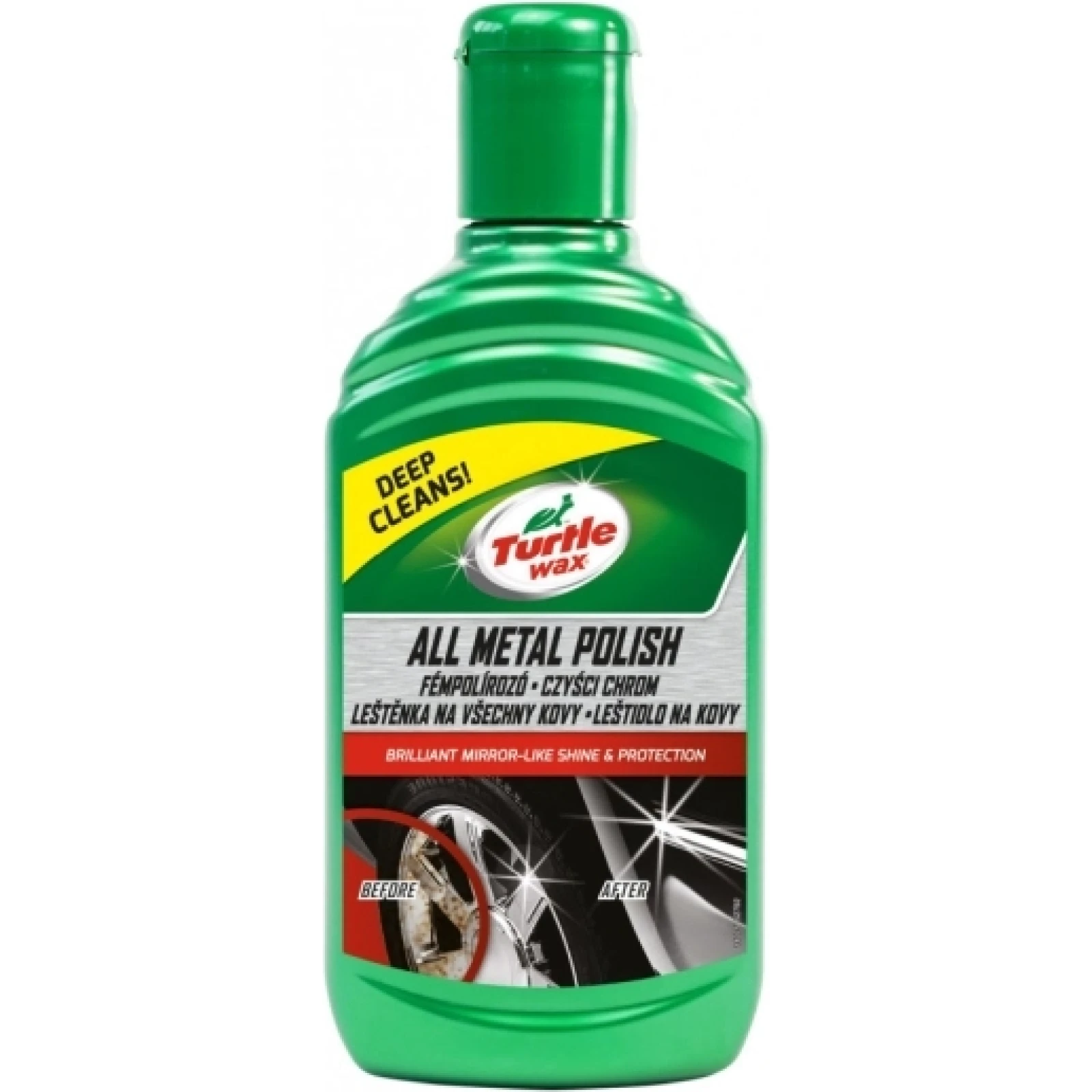 Chrom-Oberflächen-Renovierungsmittel, Ganzmetallpolish, 300 Ml Pyn / Turtle Wax Green Line 70-174