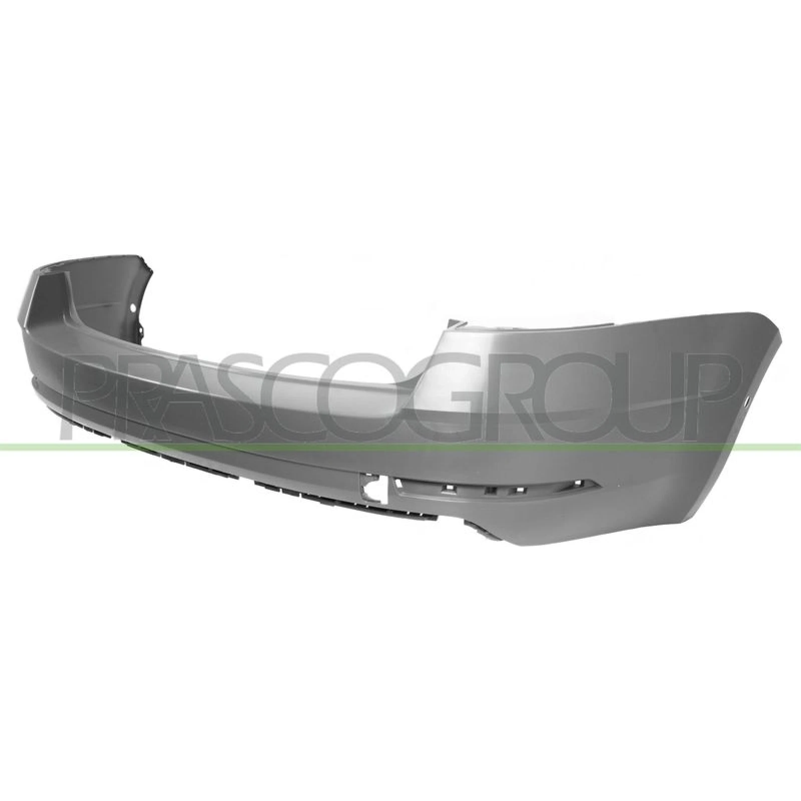 Prasco Stoßstange hinten schwarz glatt mit PDC SK0321091