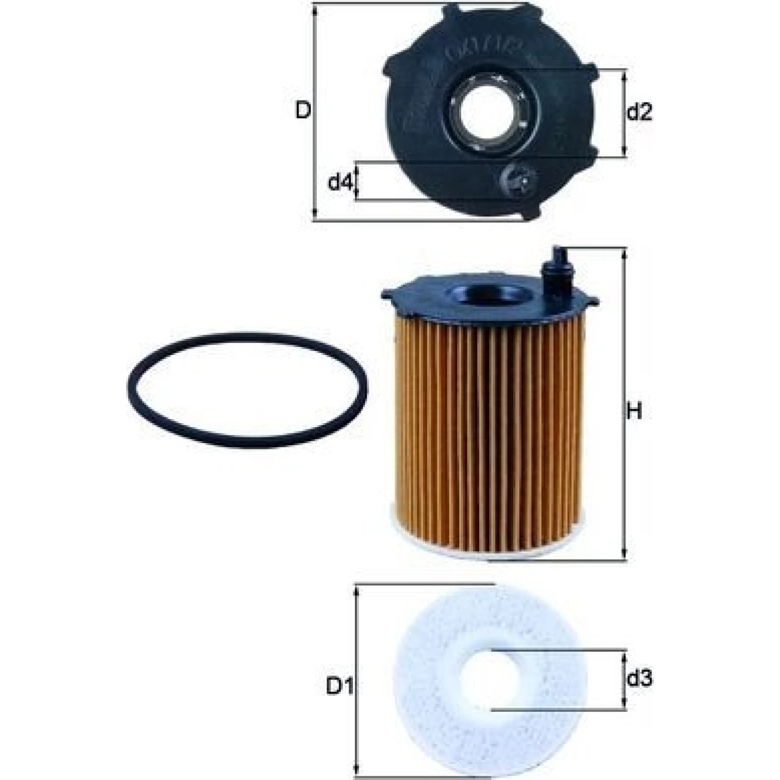 MAHLE Ölfilter OX 171/2D