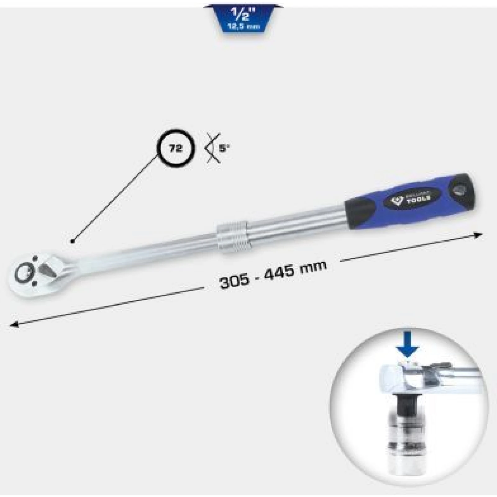 Brilliant Tools BT022992 BT022992 Umschaltknarre