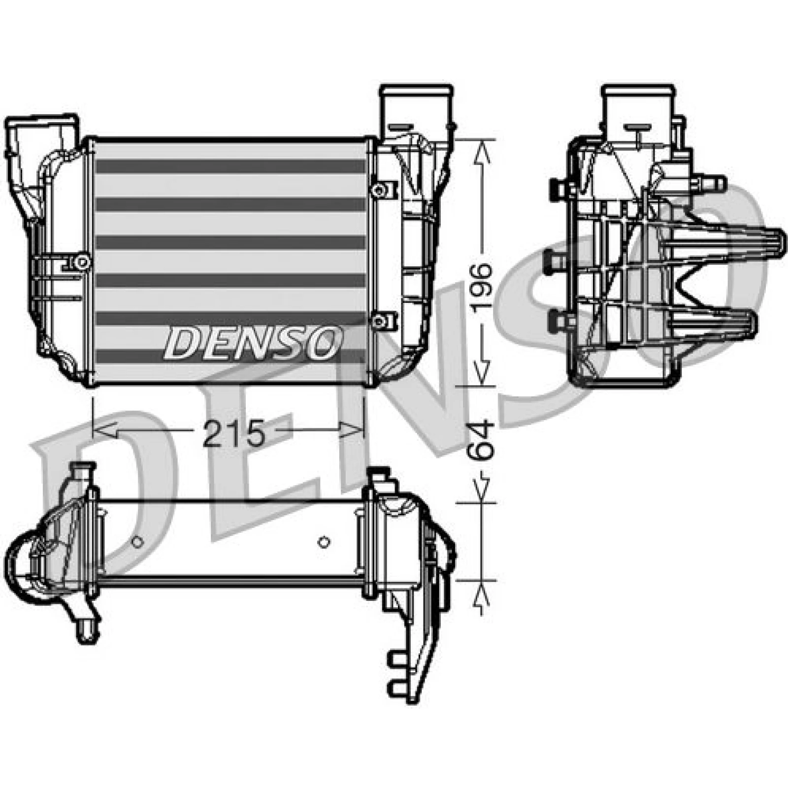 DENSO Druckluftkühler DIT02002