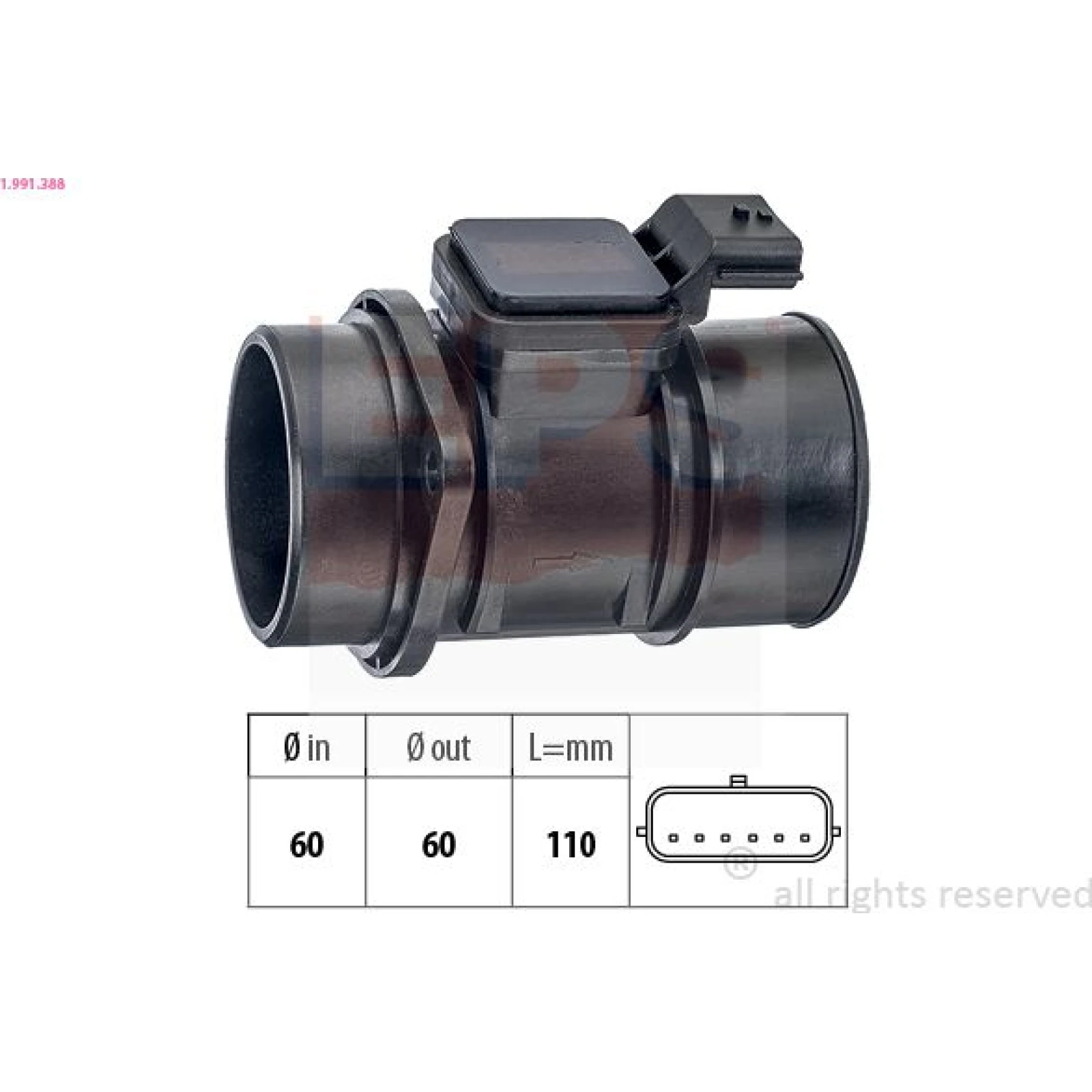 Luftmassenmesser 1.991.388