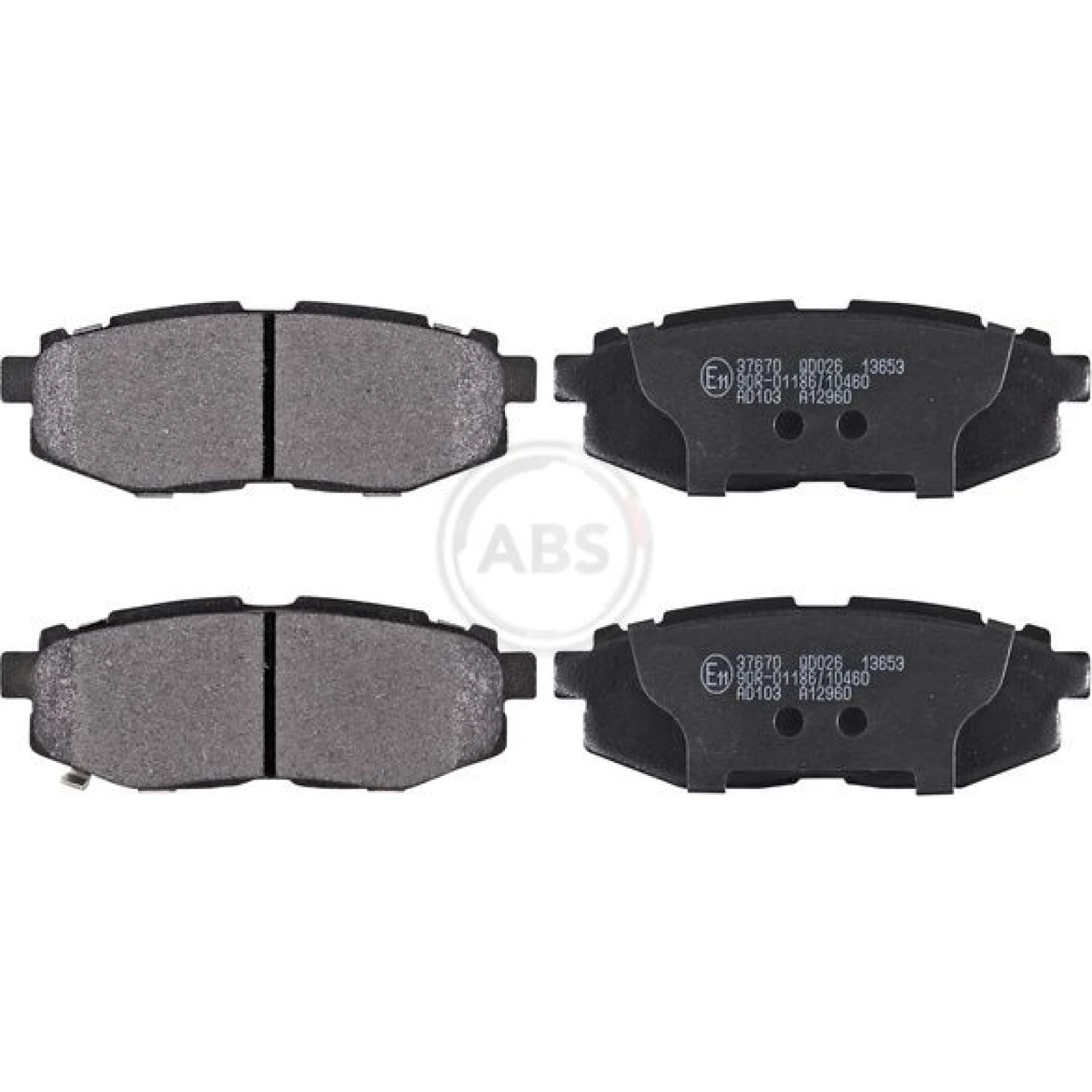 A.B.S. Bremsbeläge 37670