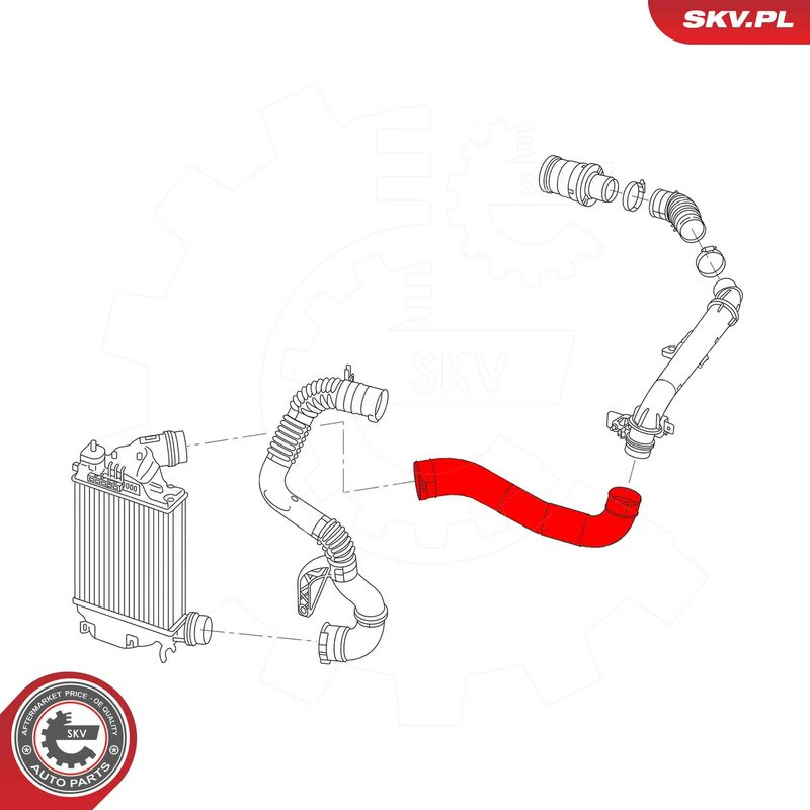 ESEN SKV Ladeluftschlauch 54SKV009