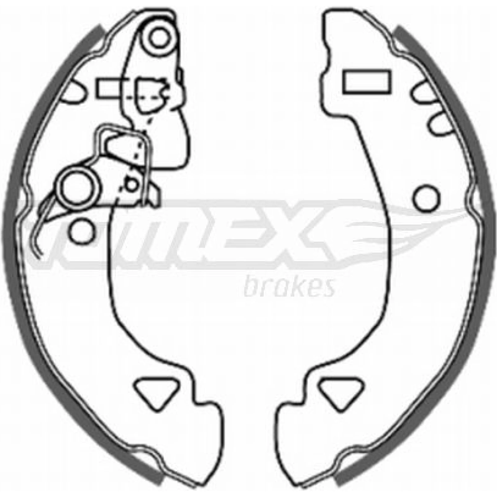 TOMEX brakes Bremsbackensatz TX 20-27