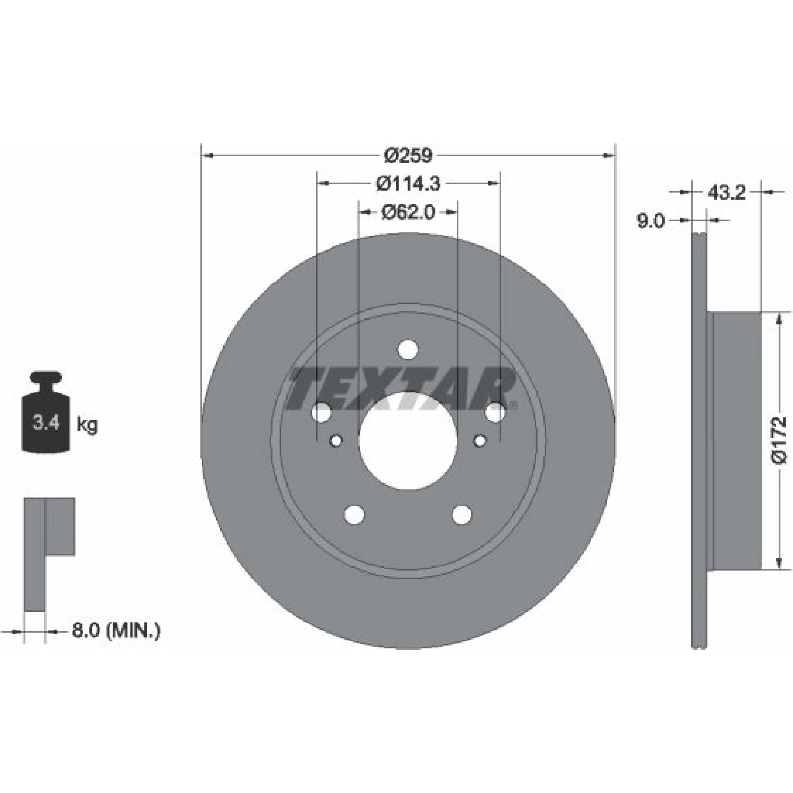 Bremsscheibe 92308303