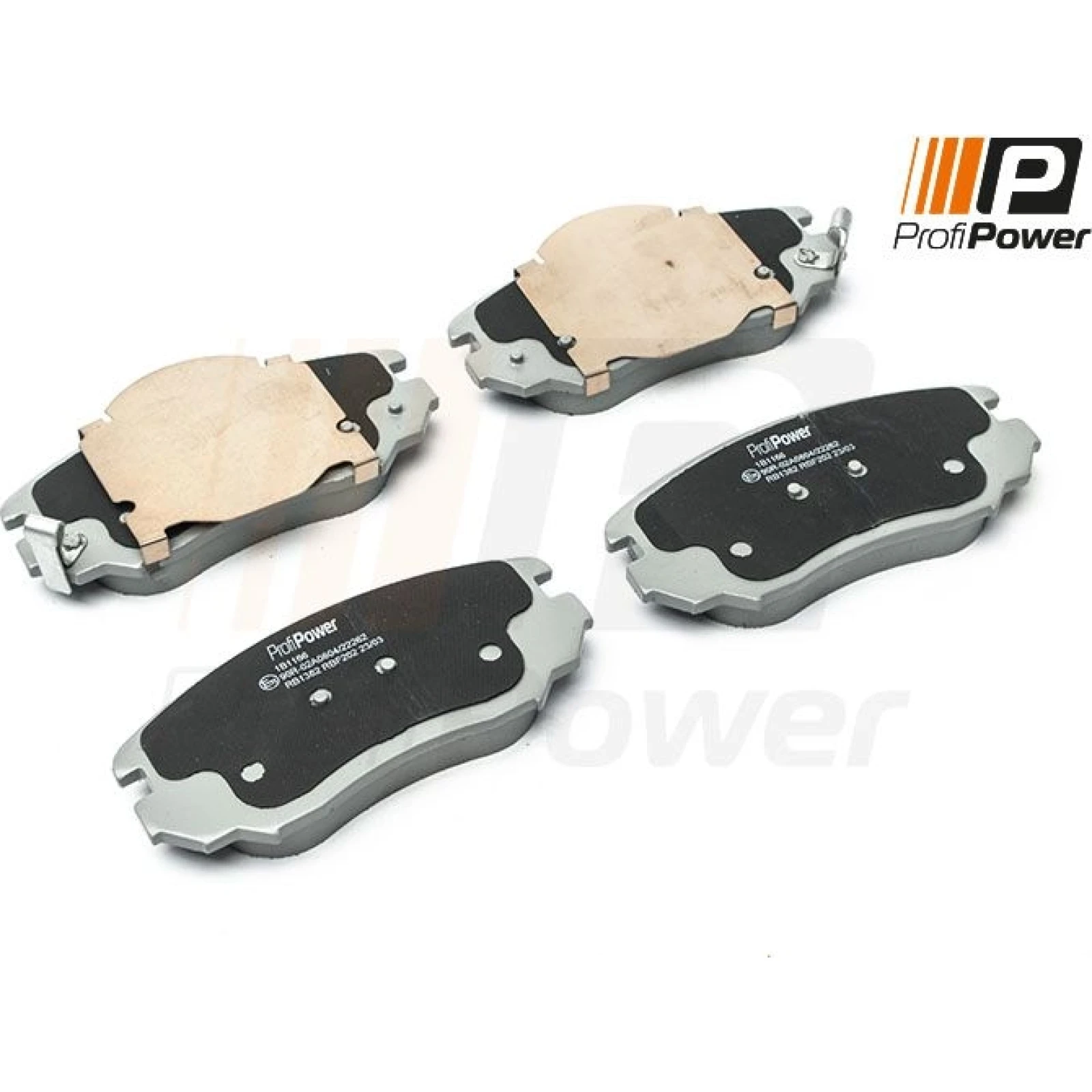 PROFIPOWER Bremsbelagsatz, Scheibenbremse 1B1166