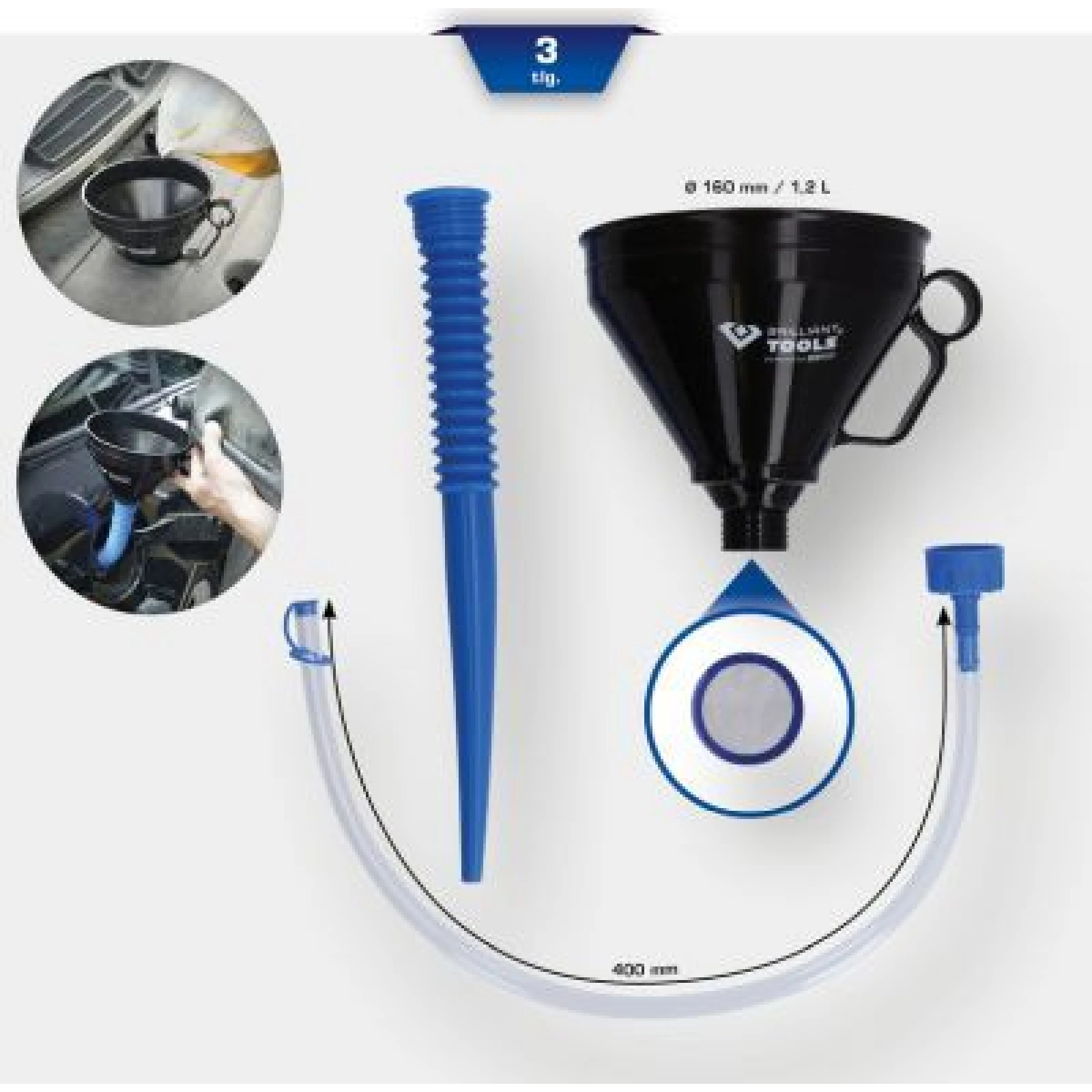 KS TOOLS Trichter-Satz BT156916