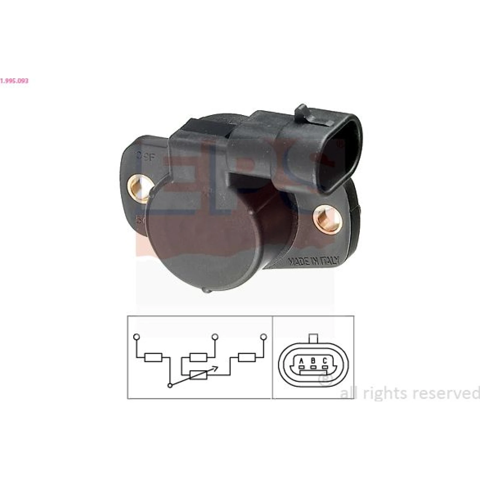 Sensor, Drosselklappenstellung 1.995.093