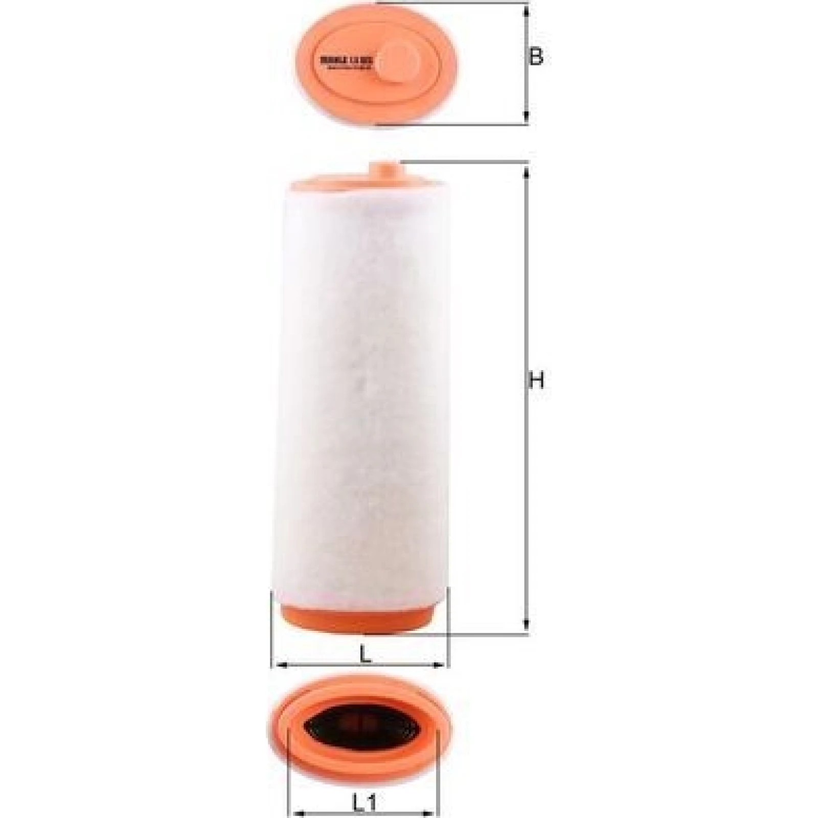 MAHLE Luftfilter LX 823