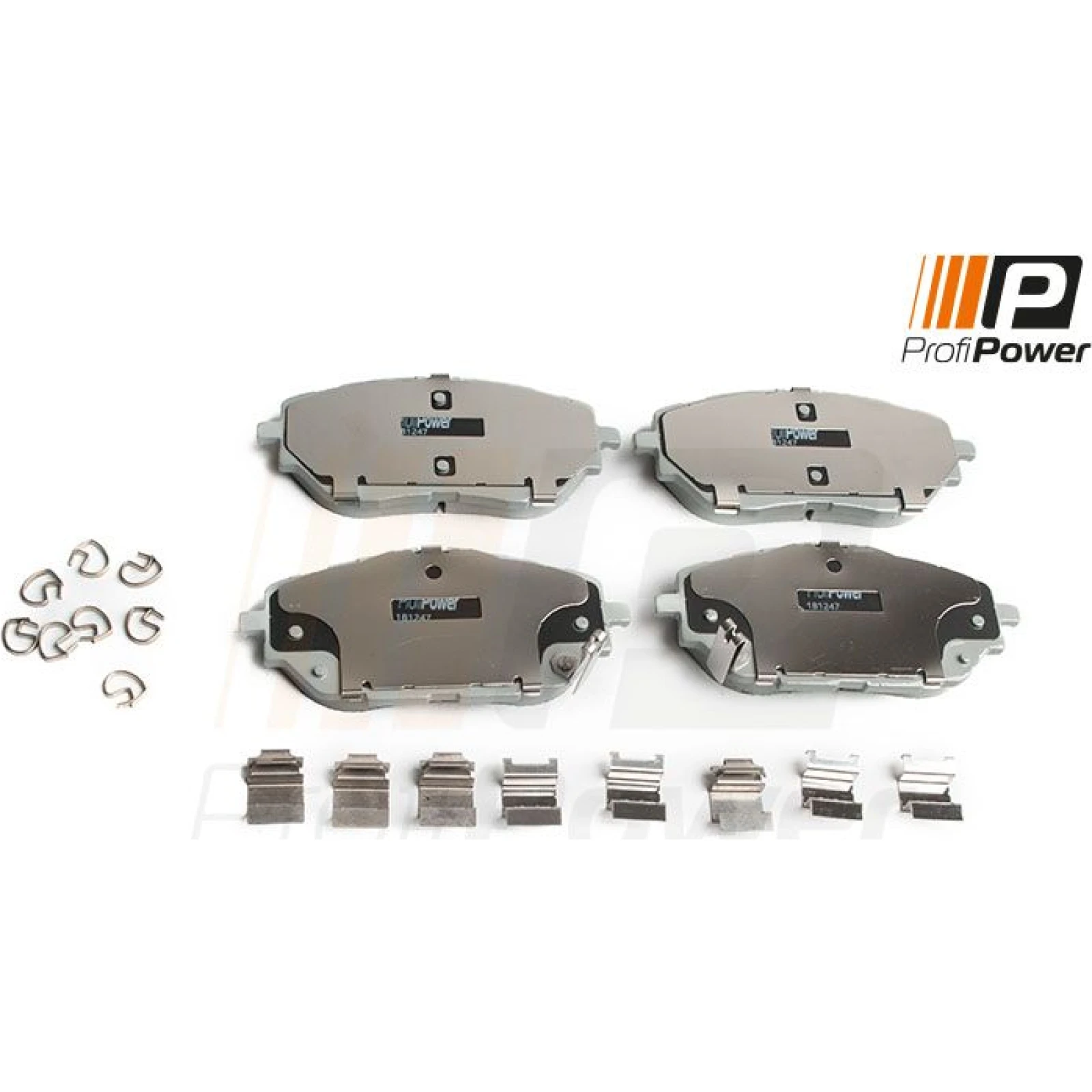 PROFIPOWER Bremsbelagsatz, Scheibenbremse 1B1247