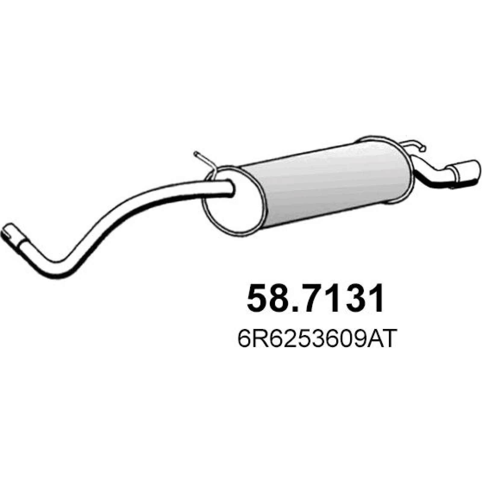 Endschalldämpfer 58.7131