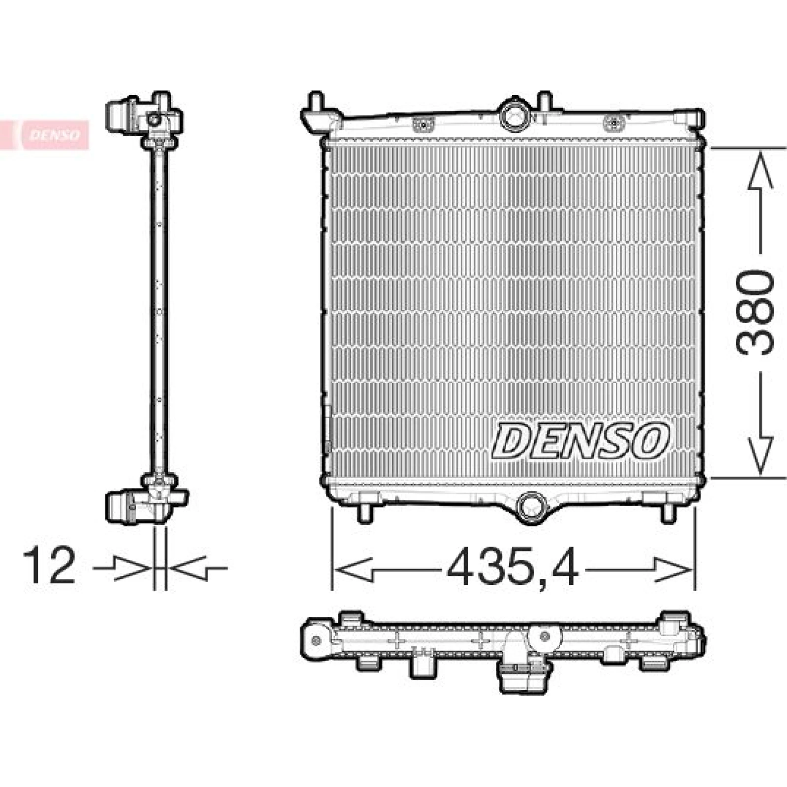 DENSO Kühler, Motorkühlung DRM21105