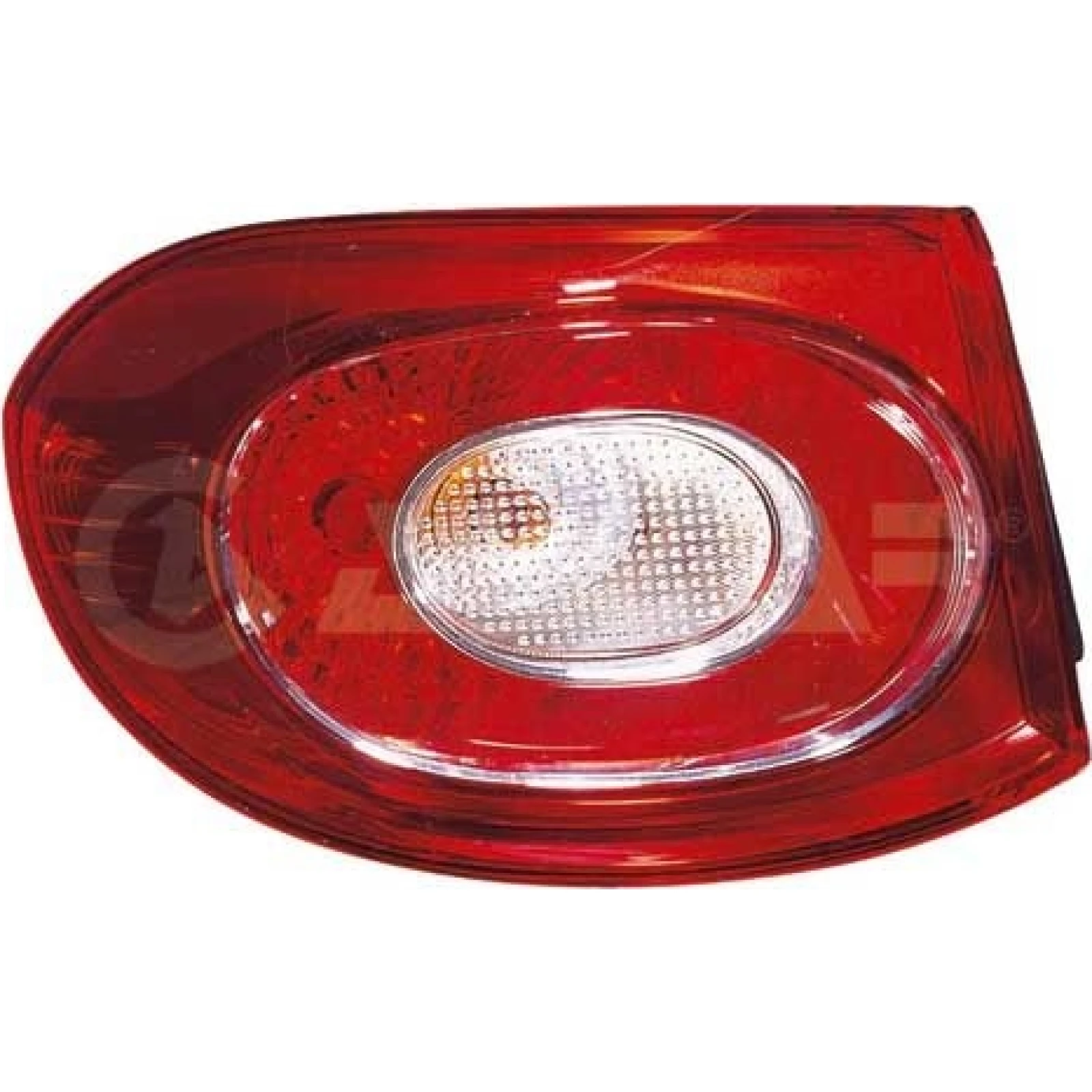 Heckleuchte A R O K-PLATTE ROT/WEISS 7285,641,1