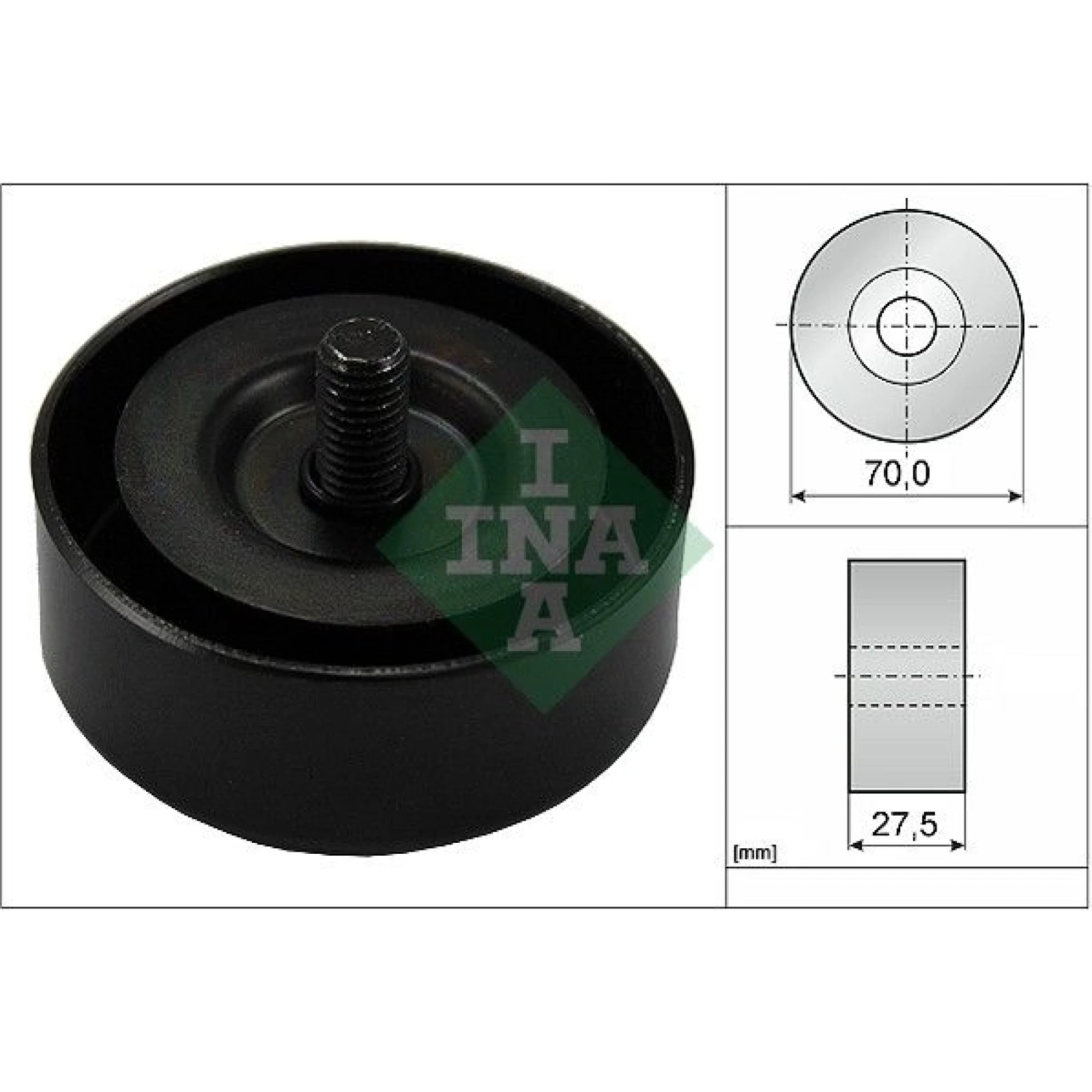 Umlenk-/Führungsrolle, Keilrippenriemen 532 0606 10