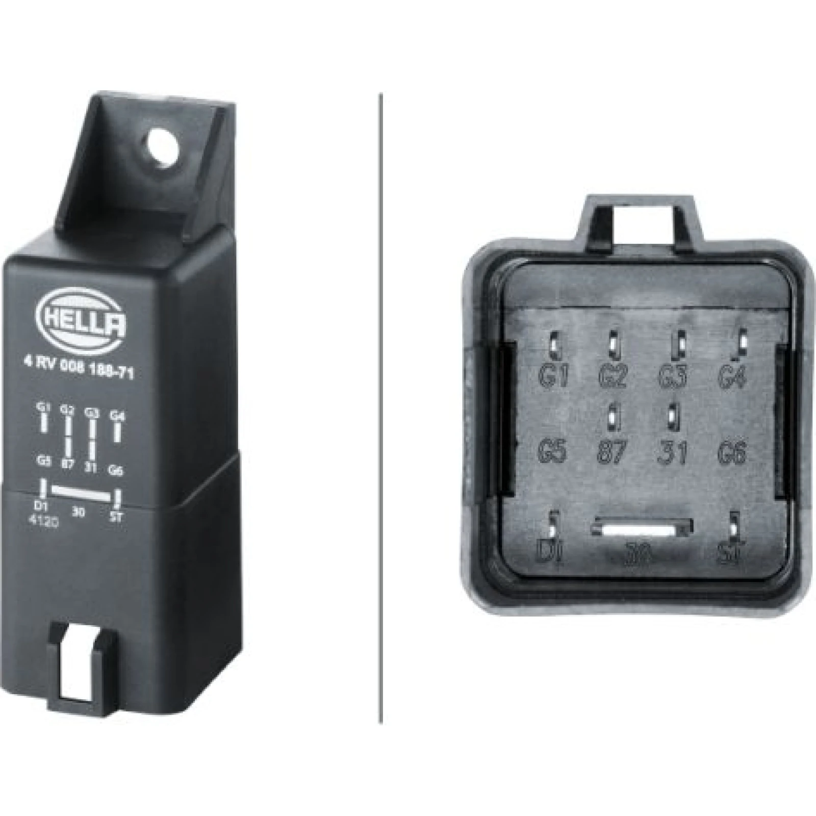 HELLA Steuergerät, Glühzeit 4RV 008 188-711