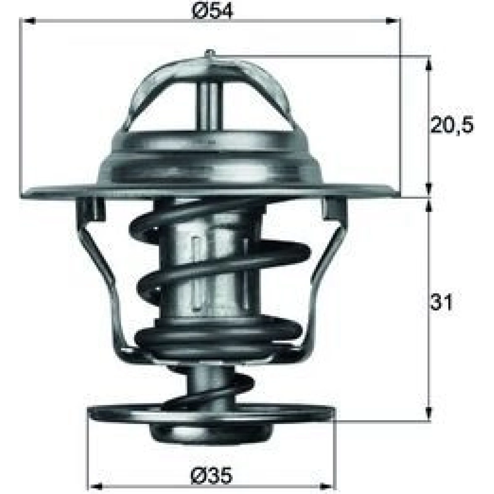 Thermostateinsatz mit Dichtung TX 13 71D