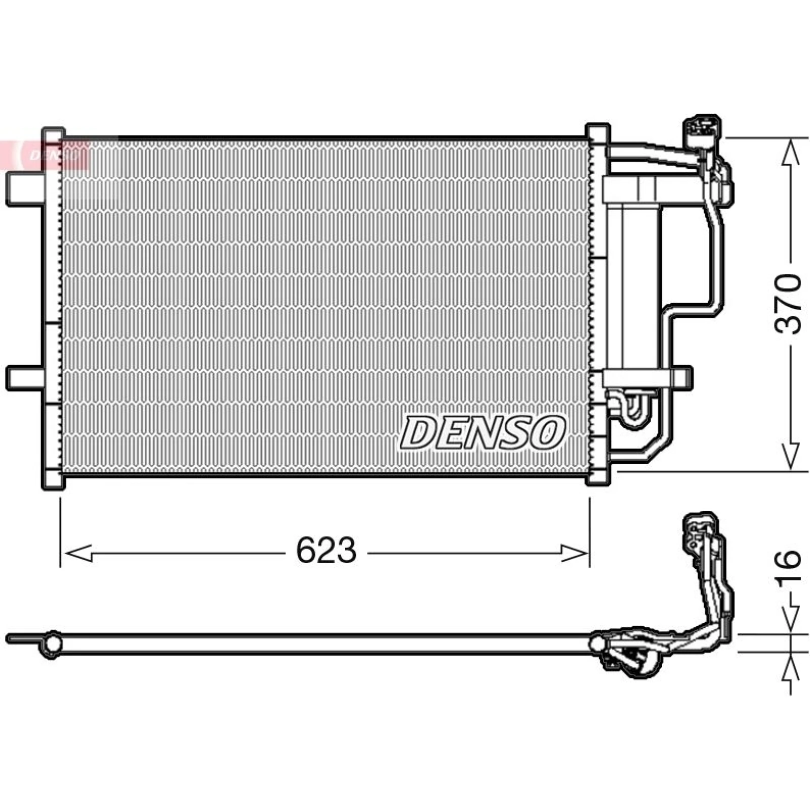 DENSO Klimaanlagenkühler DCN44007