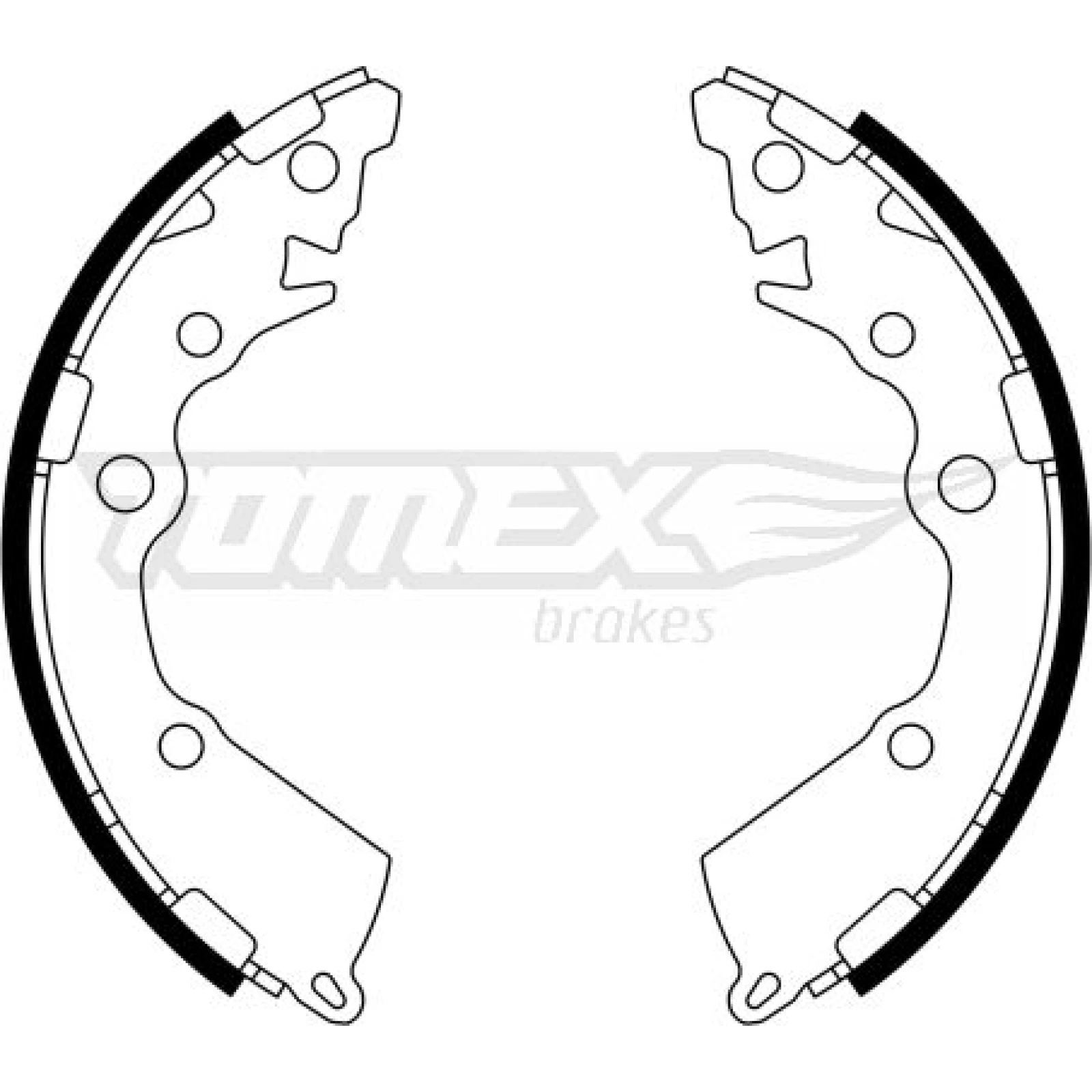 TOMEX brakes Bremsbackensatz TX 23-18
