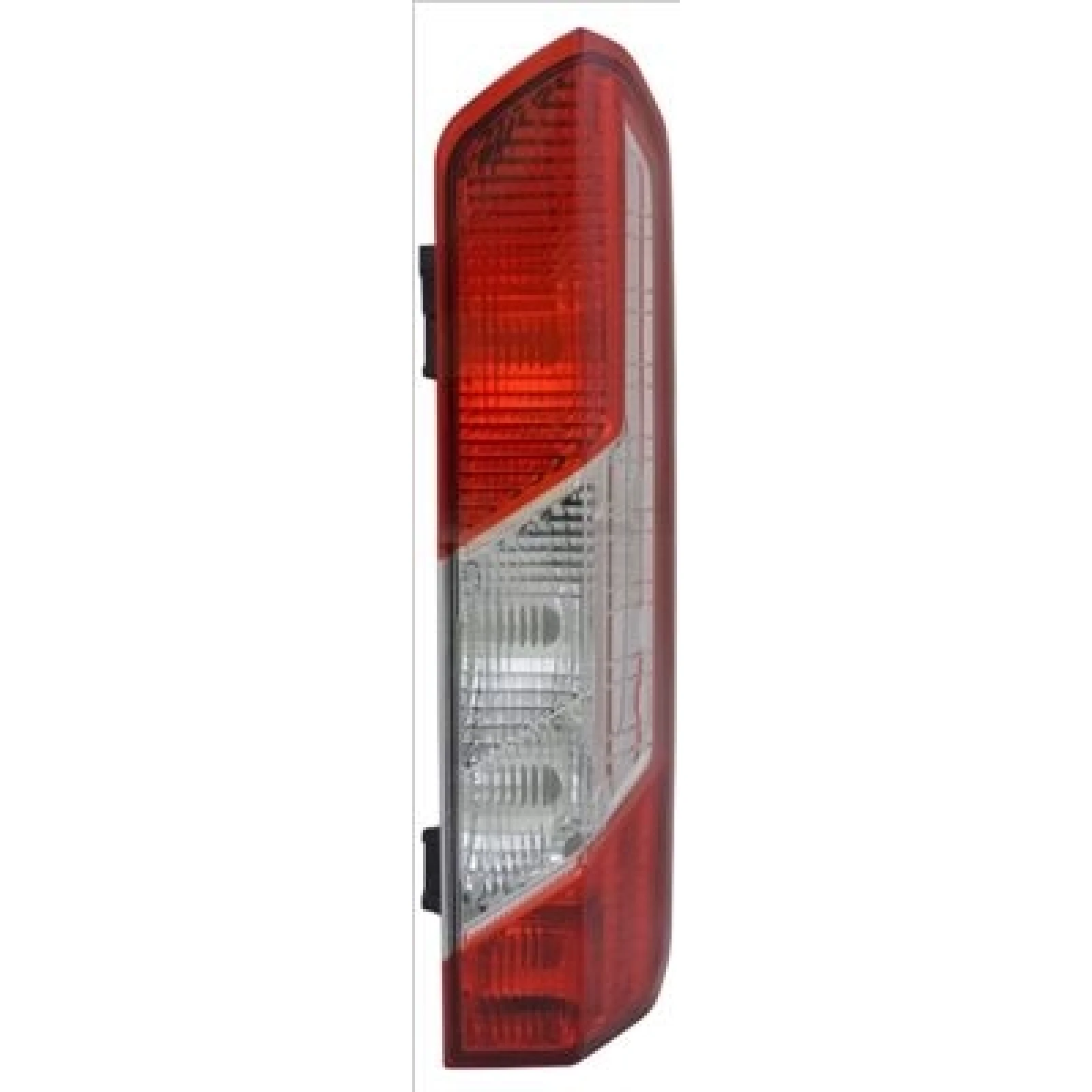 Heckleuchte L O K-PLATTE ROT/WEISS 2788,658,1