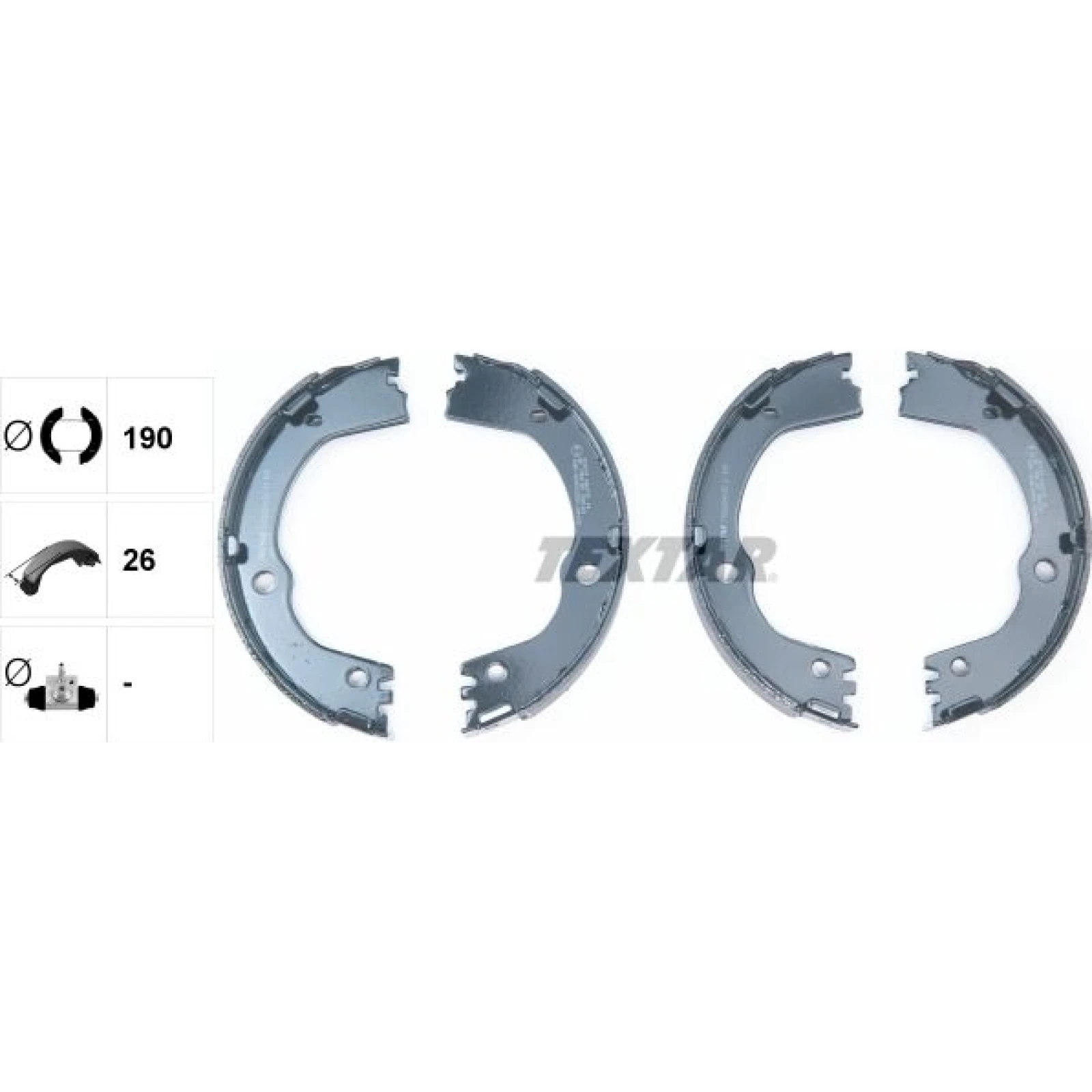 Handbremsbacken Kia Sorento 2.0-3.5 09 91082500