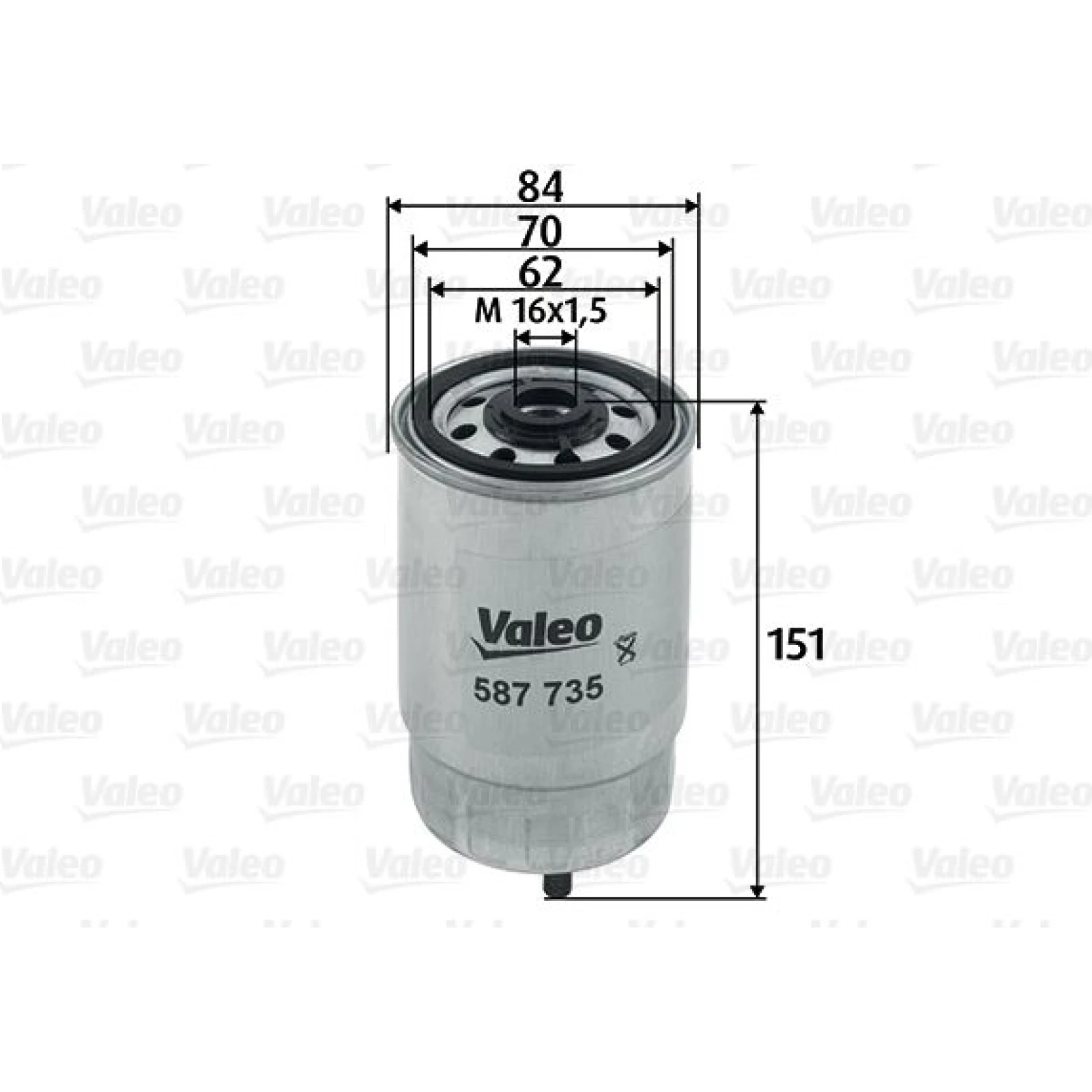 VALEO Kraftstofffilter 587735