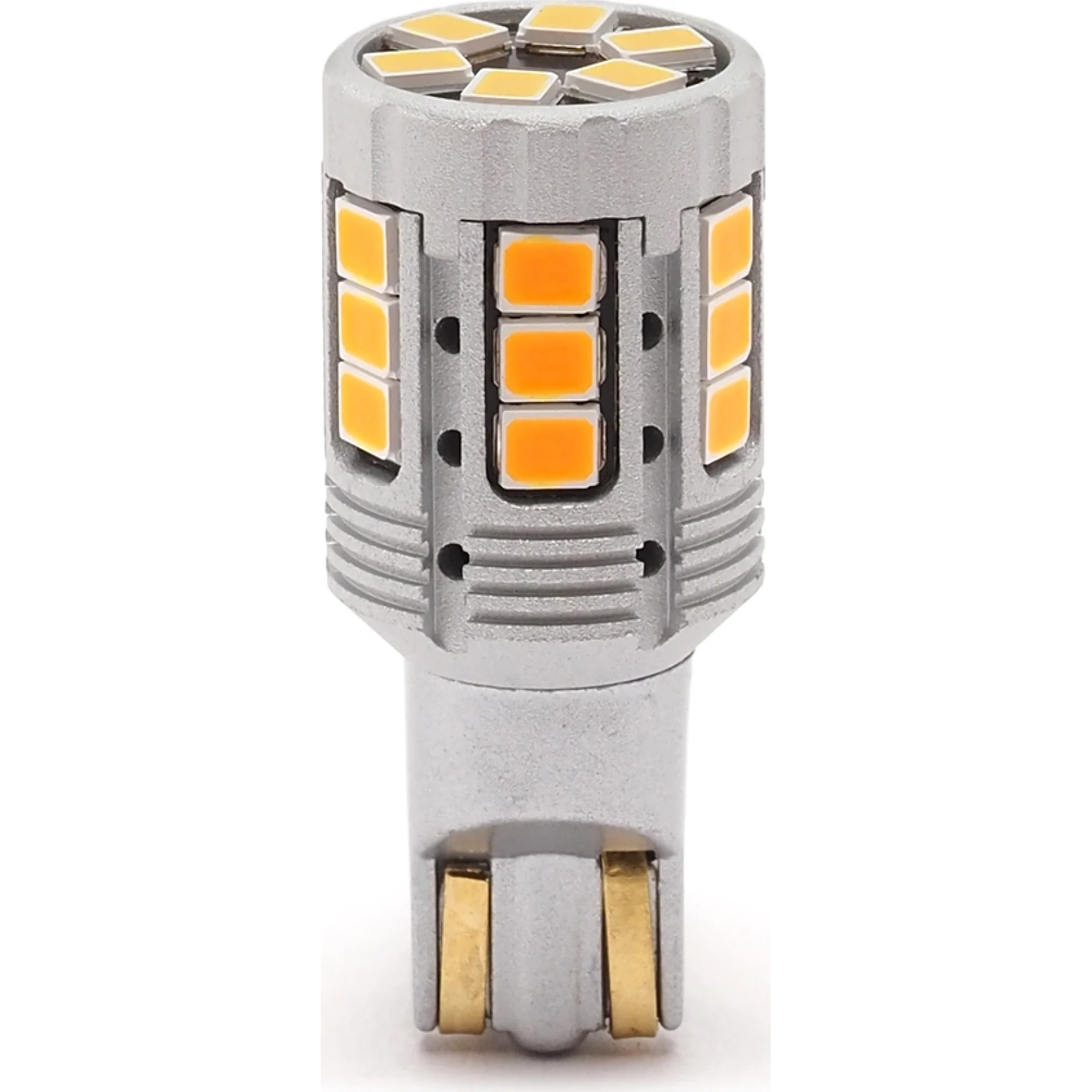 WY16W W2,1x9,5d T15 LED Glassockel 24x 2835 SMD Orange Canbus