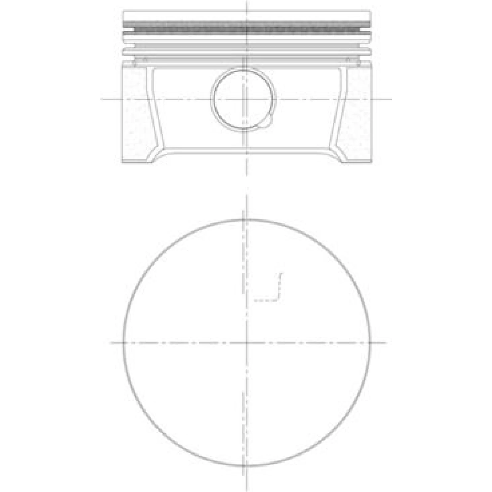 MAHLE Kolben 028 PI 00126 000