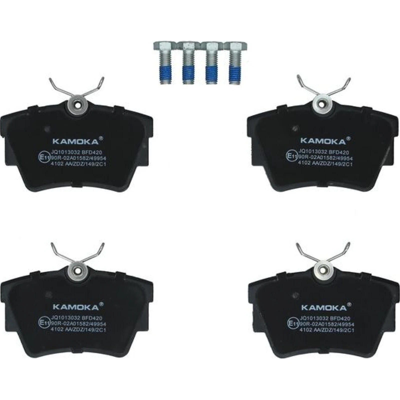 KAMOKA Bremsbelagsatz, Scheibenbremse JQ1013032