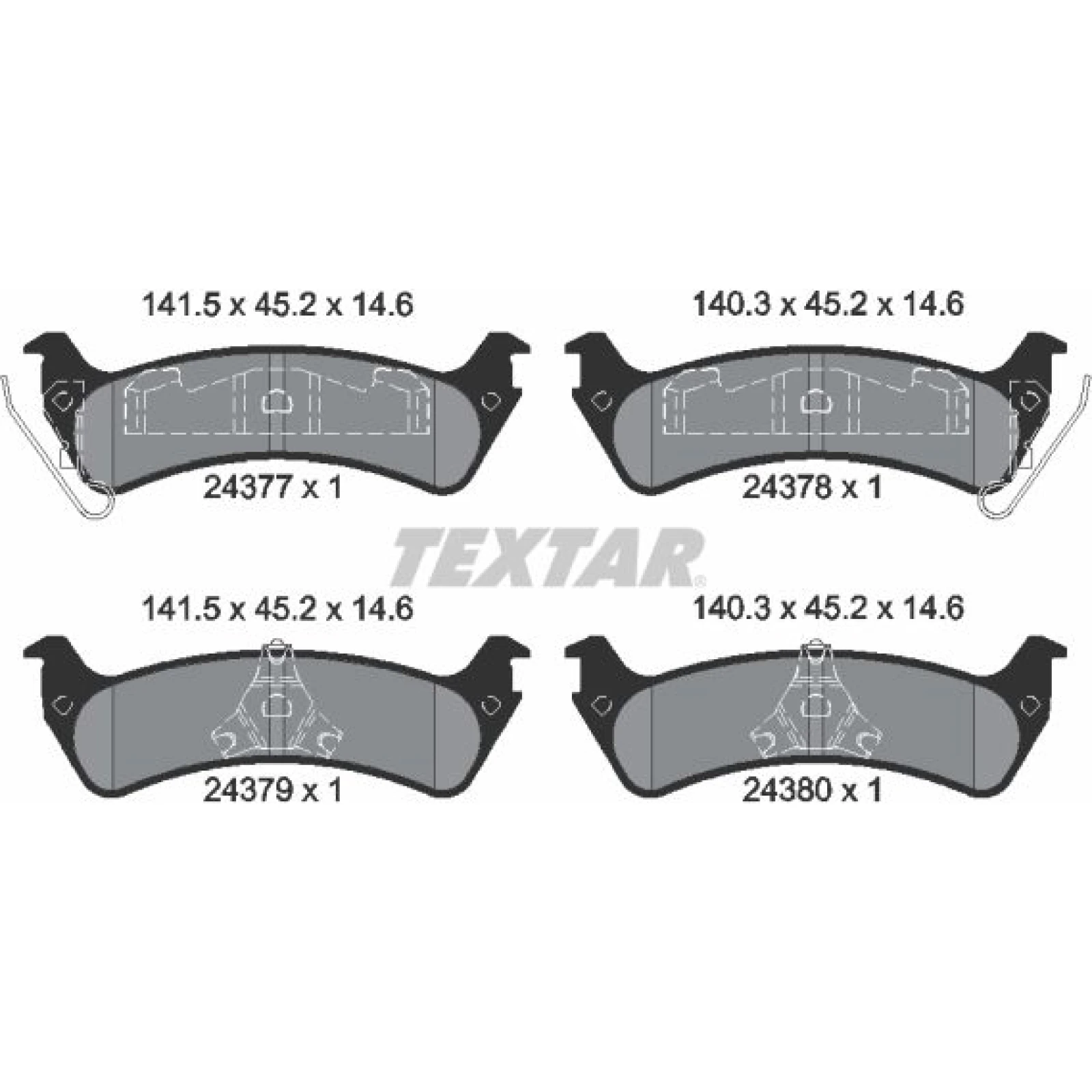 Bremsbelagsatz Ford T. Explorer/Windstar 3.0-5.0 4Wd 95-01 2437701