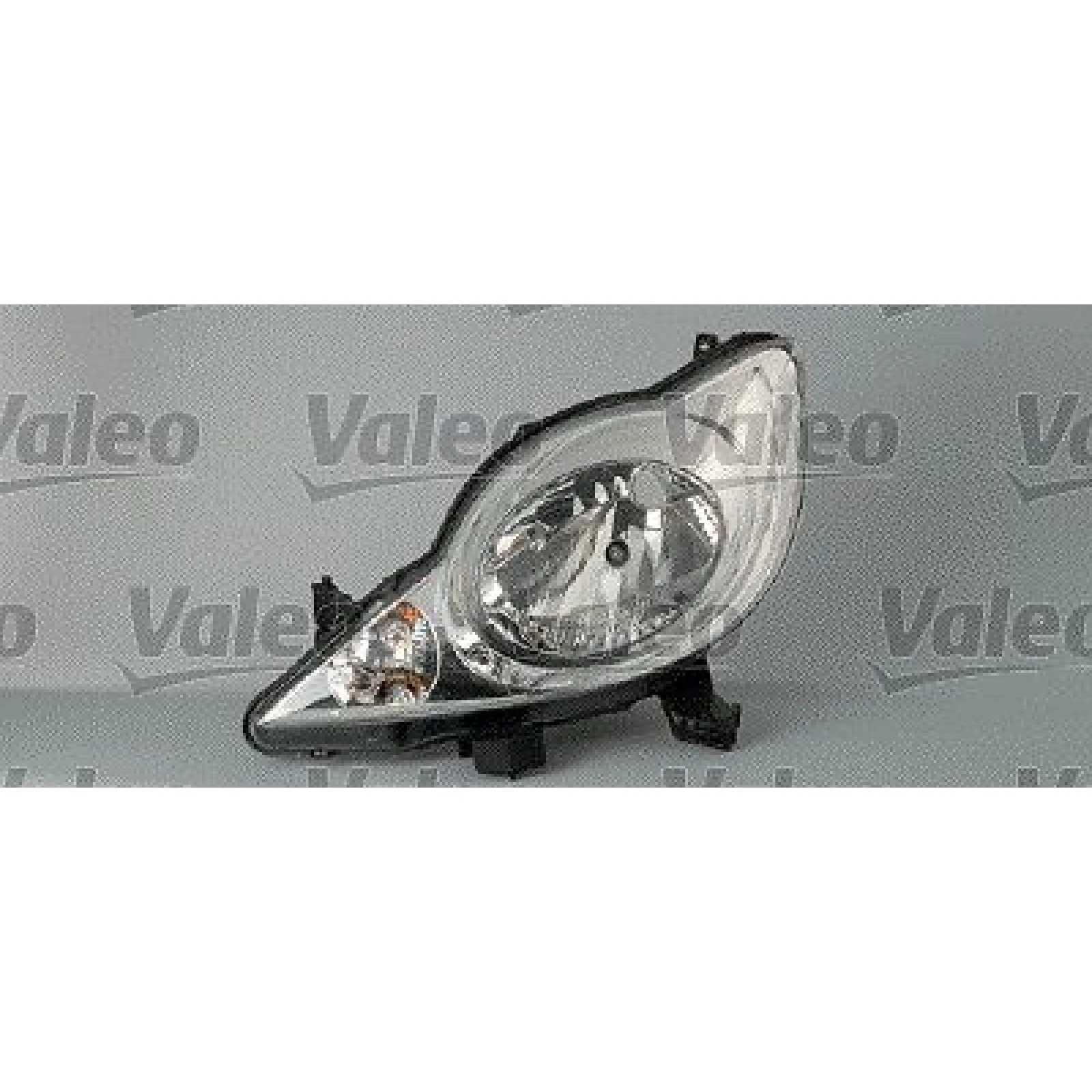 Scheinwerfer L H4 +LWR +MOT VALEO PQ 43004