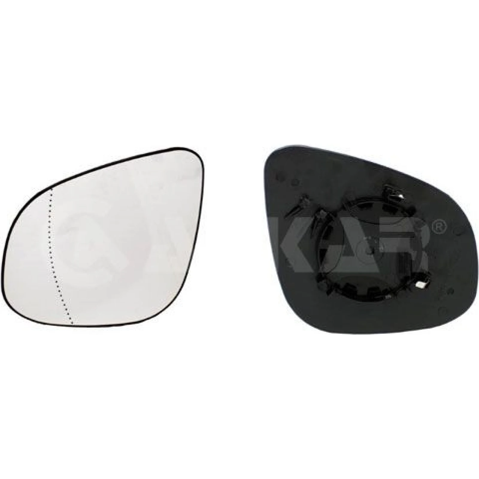 Alkar Außenspiegelglas 6481698