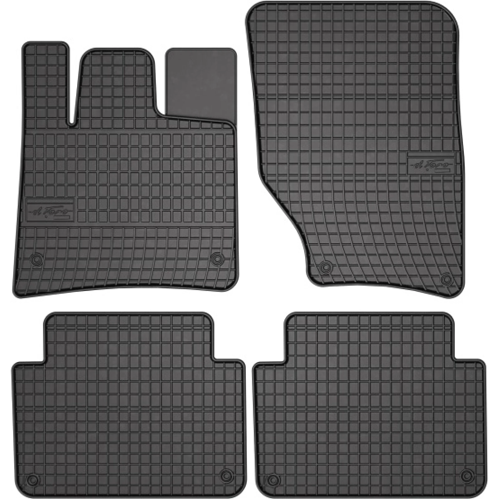 Passgenaue Kofferraummatte Gummimatten Audi Q7 I 2006 0724
