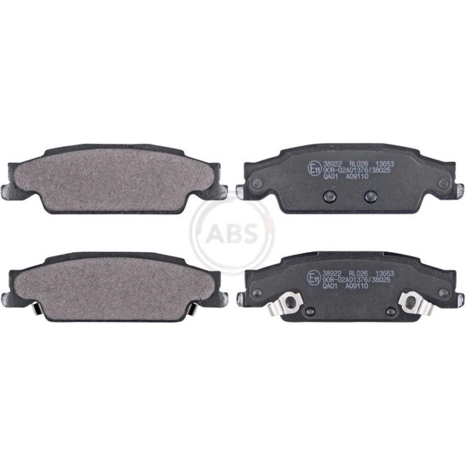 A.B.S. Bremsbeläge 38922