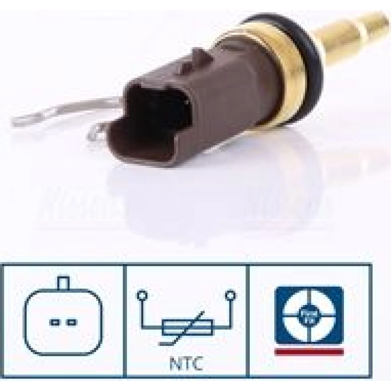 NISSENS Sensor, Kühlmitteltemperatur 207018