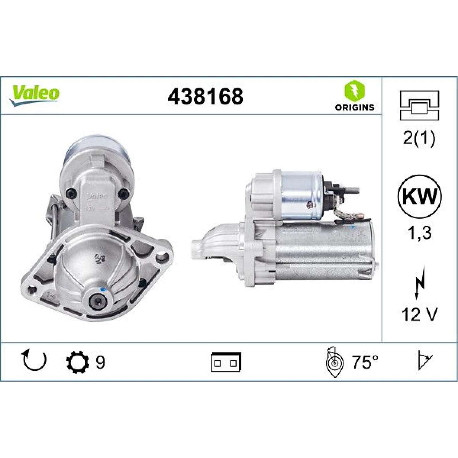 Anlasser 438168