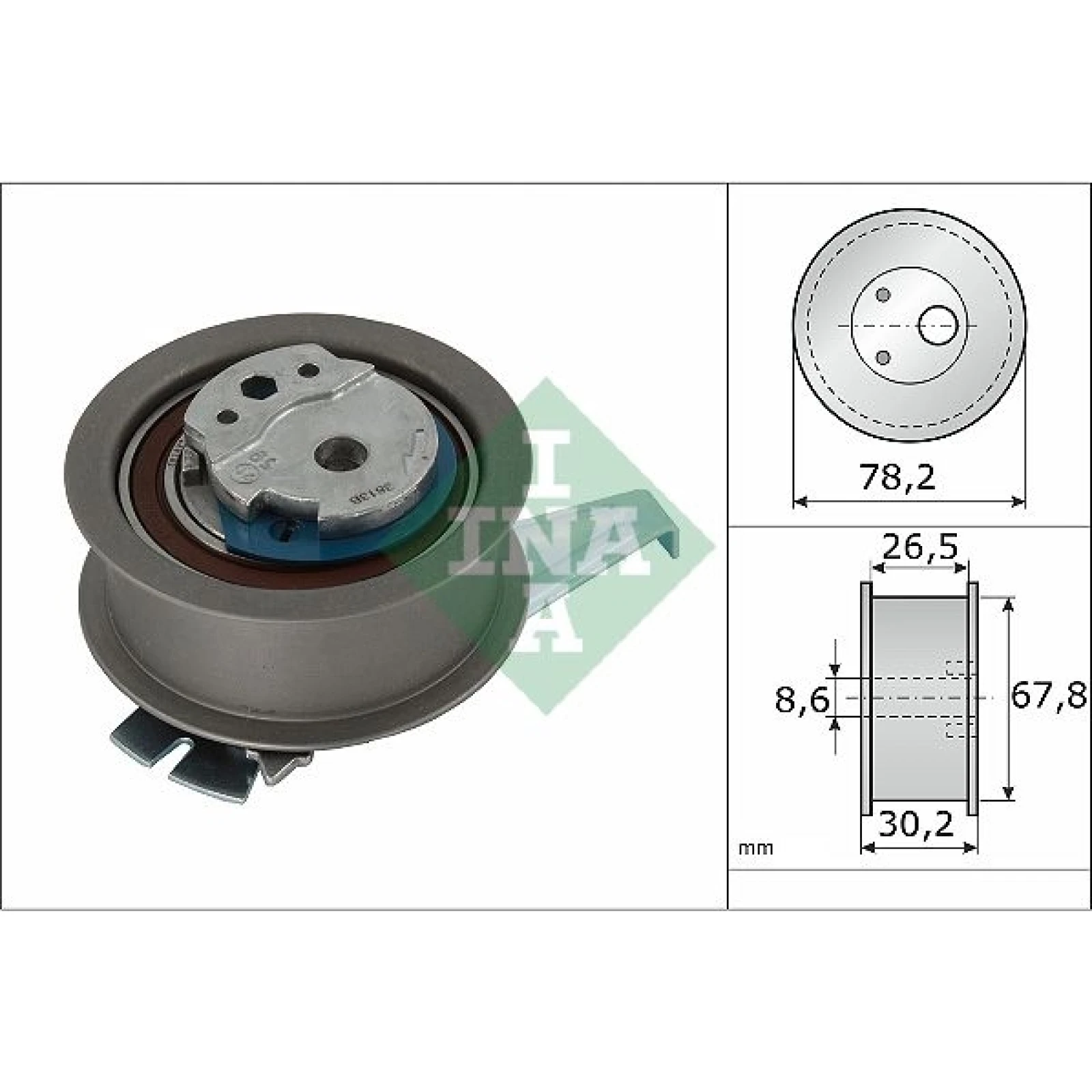 INA Spannrolle, Zahnriemen 531 0962 10