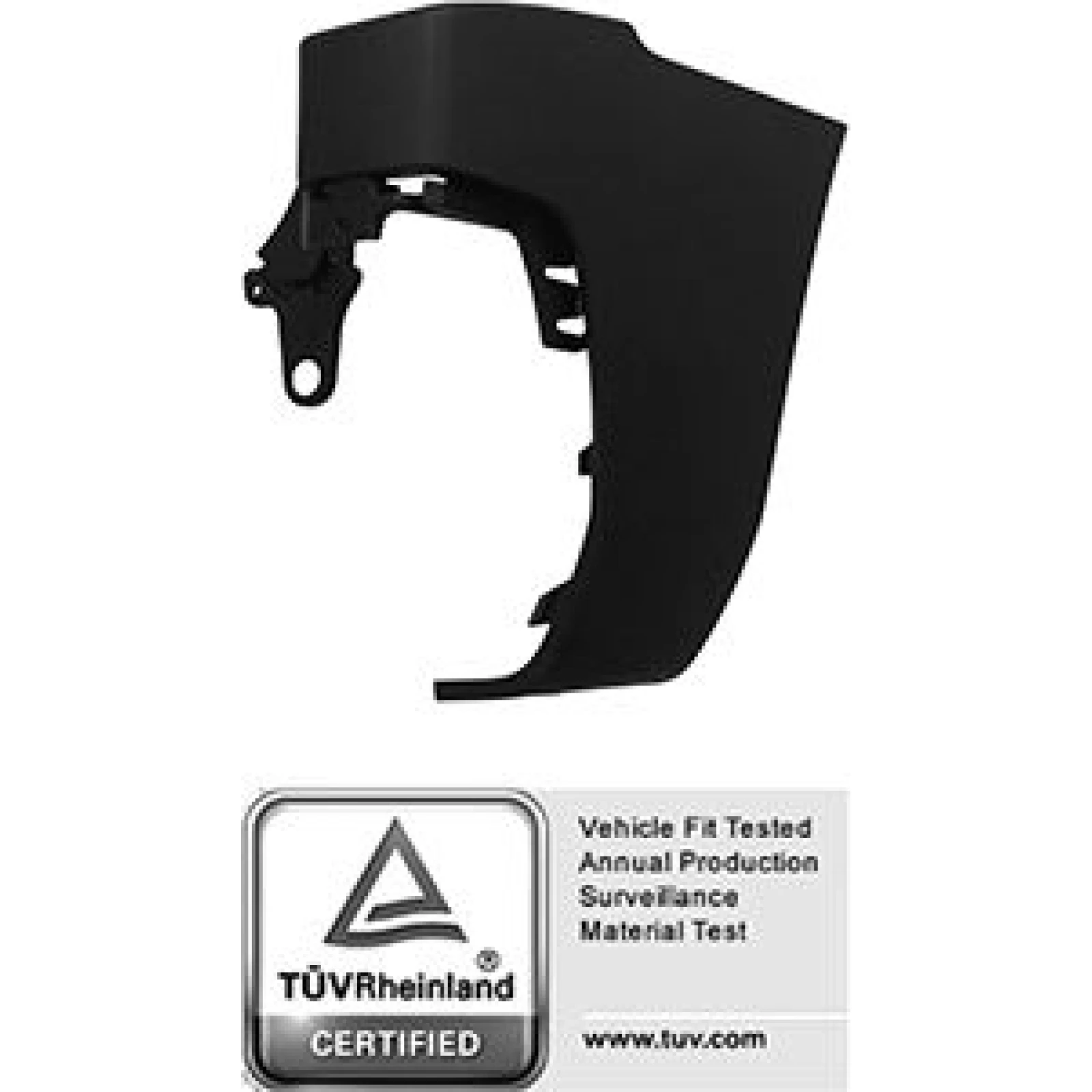 Stoßecke hinten rechts schwarz (flügeltüren) Premium Quality, passend für Citroën Berlingo K9 / Peugeot Partner-Rifter K9 / Opel Combo E K9 / Toyota