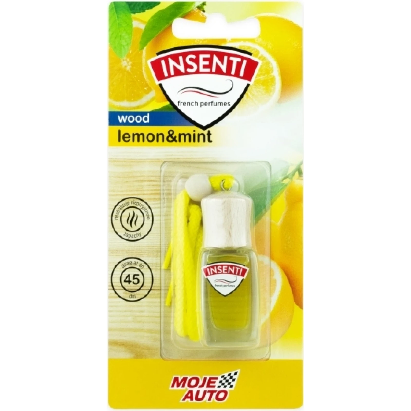 Insenti Wood Lufterfrischer Bottle 8Ml Zitrone & Minze Blister 15-156