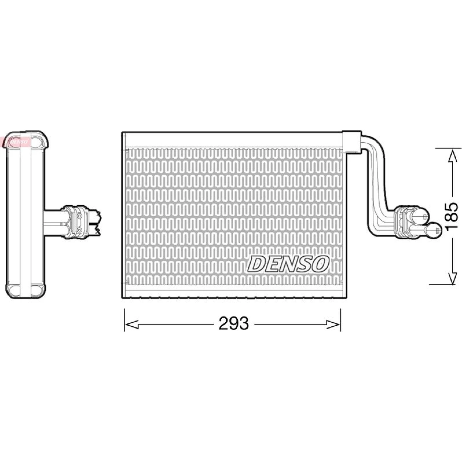 DENSO Verdampfer DEV05002