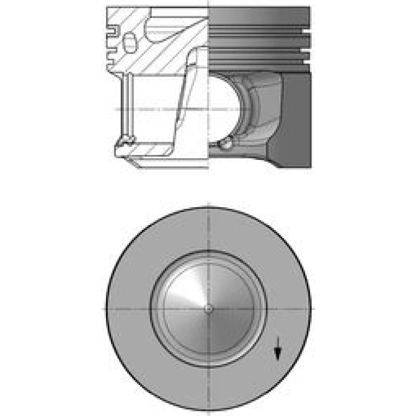 KOLBENSCHMIDT Kolben 41265600