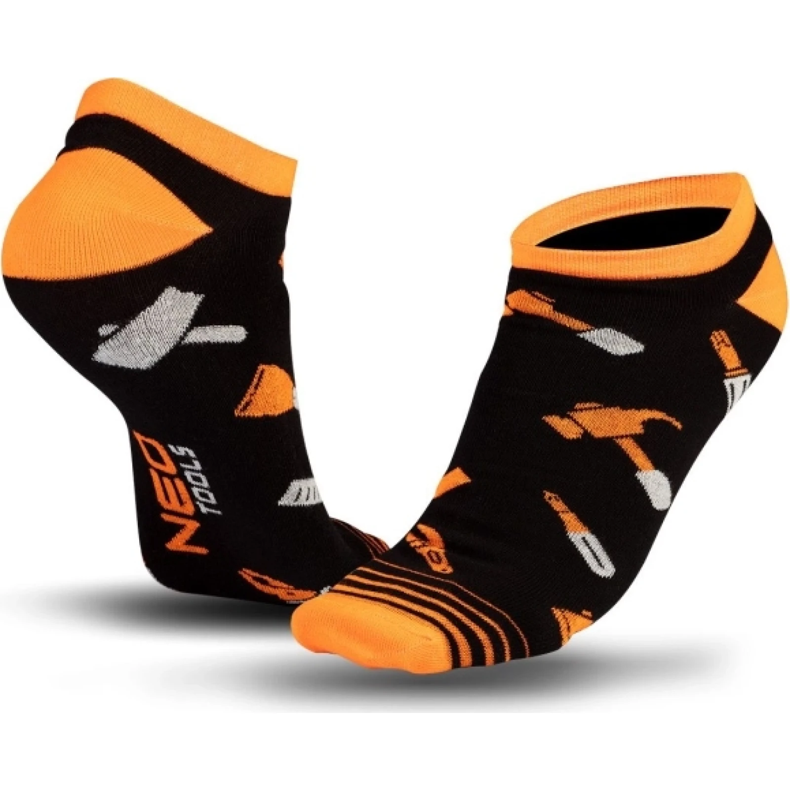 Bunte Neo Tools Socken, Kurz, Größe 43-46 GD031