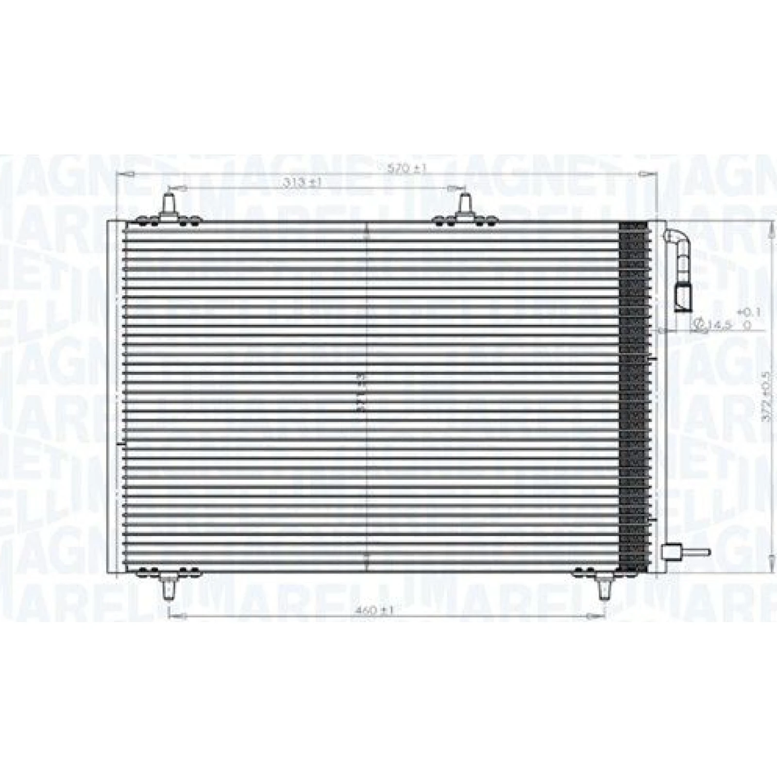 KONDENSATOR, KLIMAANLAGE BC816