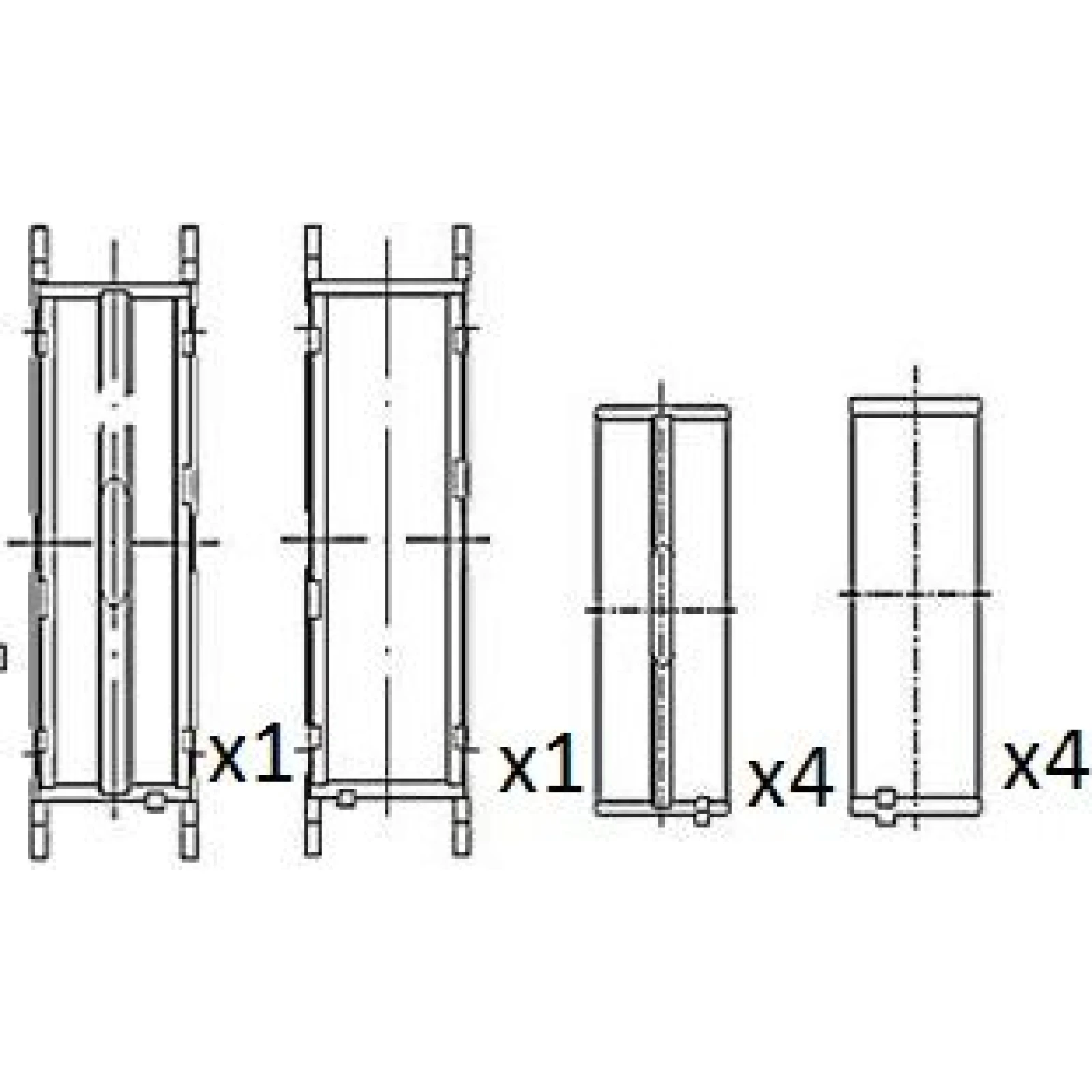 FAI AutoParts Kurbelwellenlager BM1055-STD