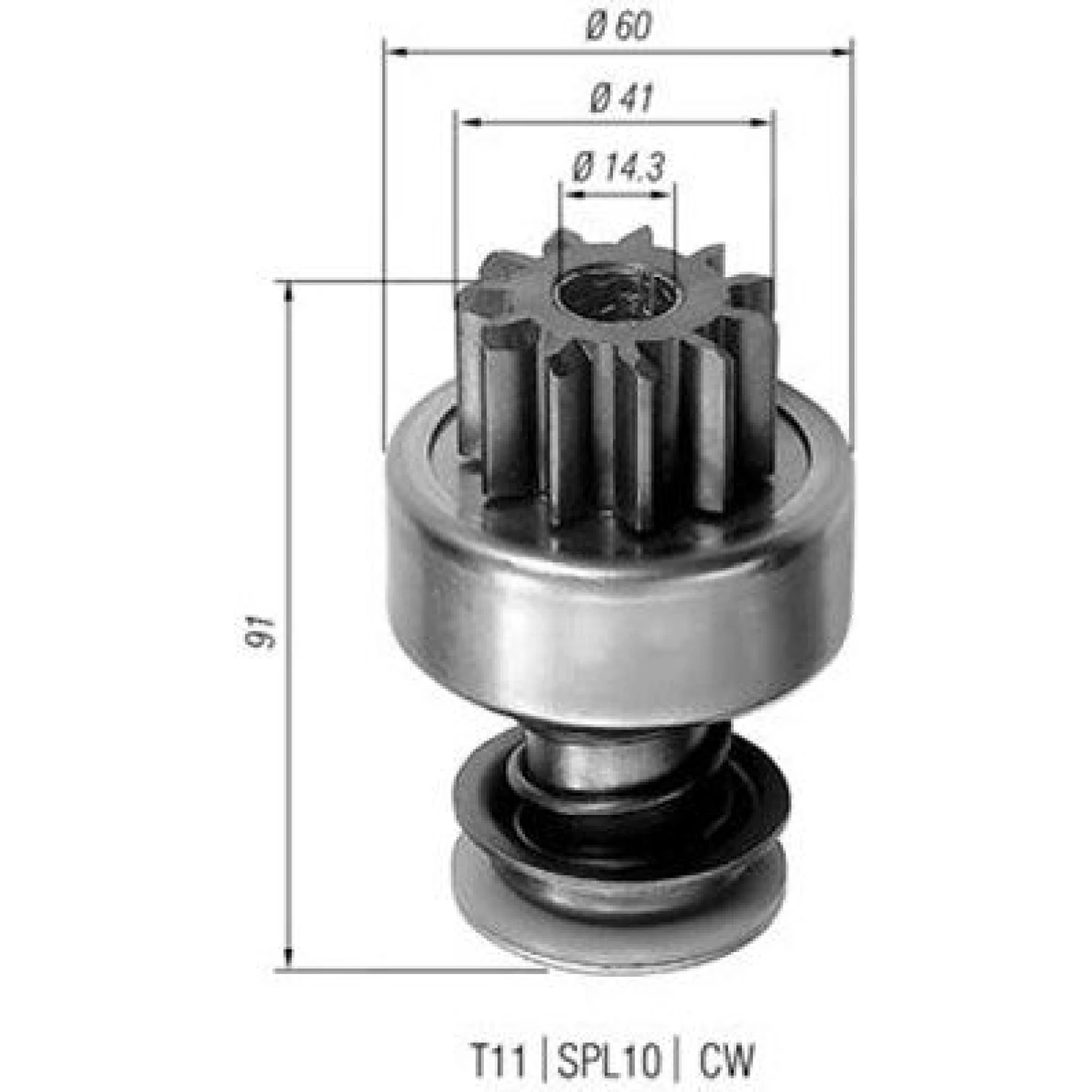 Ritzel, Starter AMB0104