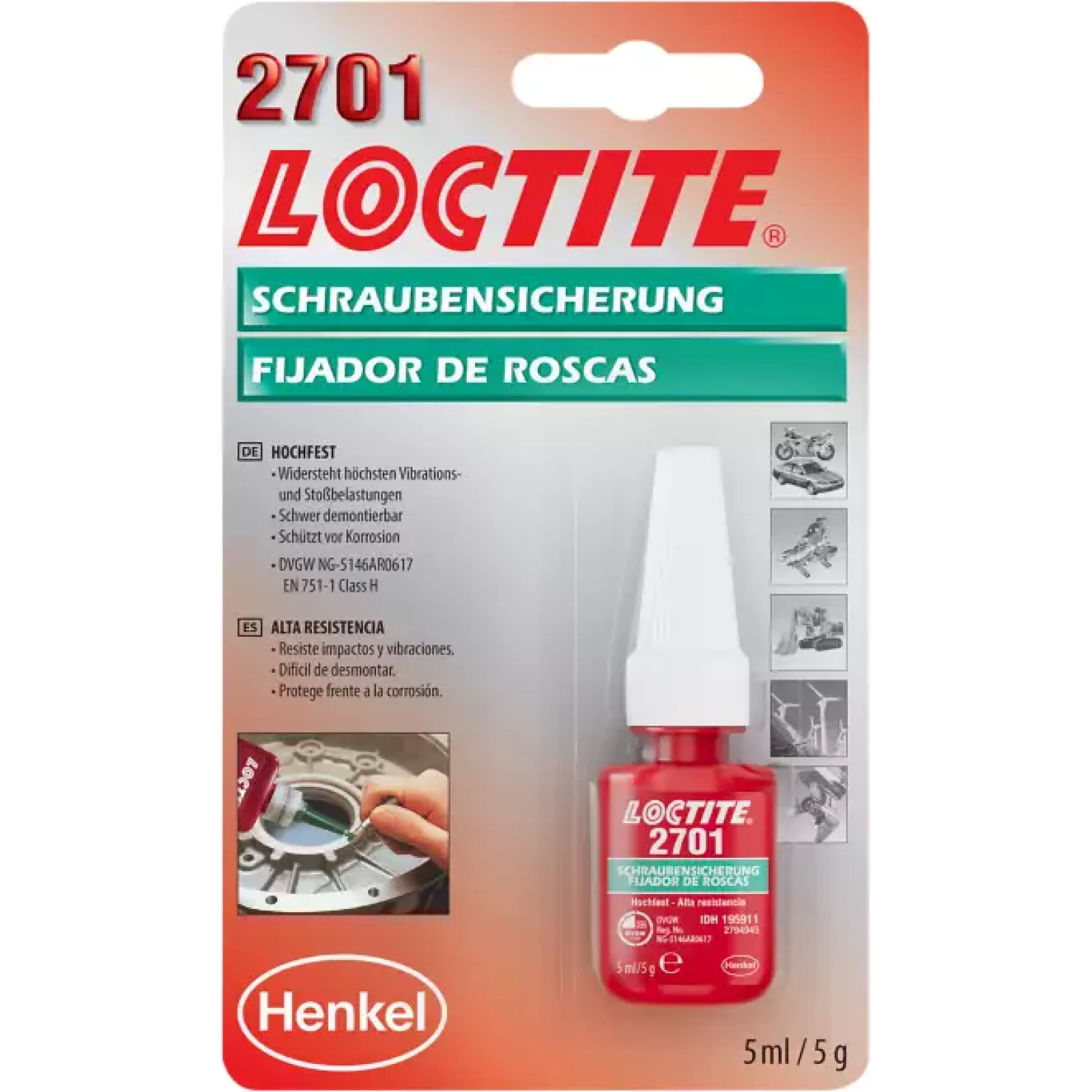 195911 LOCTITE 2701 5ml Blister