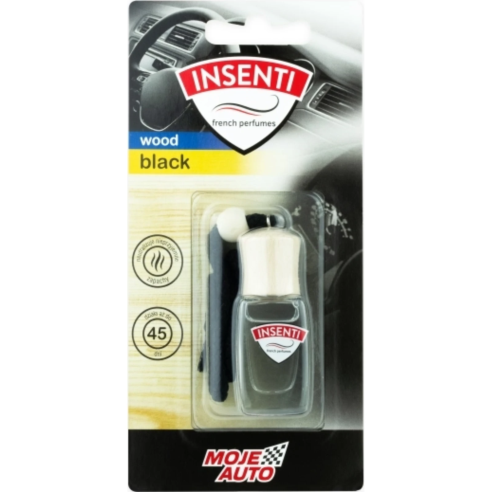 Insenti Wood Lufterfrischer Bottle 8Ml Black Blister 15-155