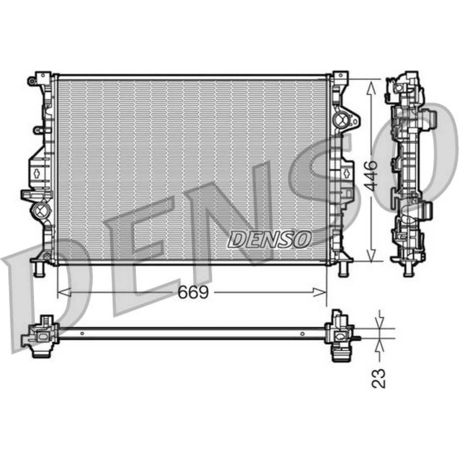 DENSO Motorkühler DRM10077